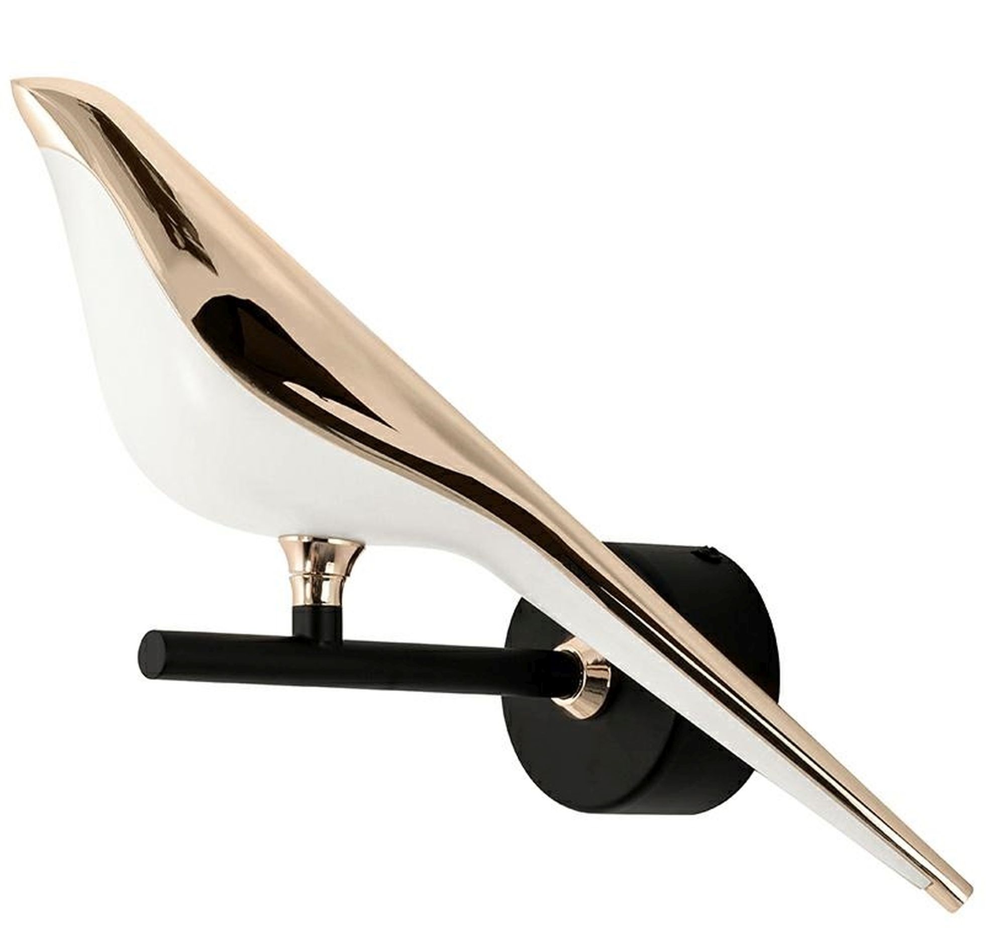 Darmowa Dostawa - Kinkiet 1x9 W biały-czarny-złoty Moosee Bird MSE010100292