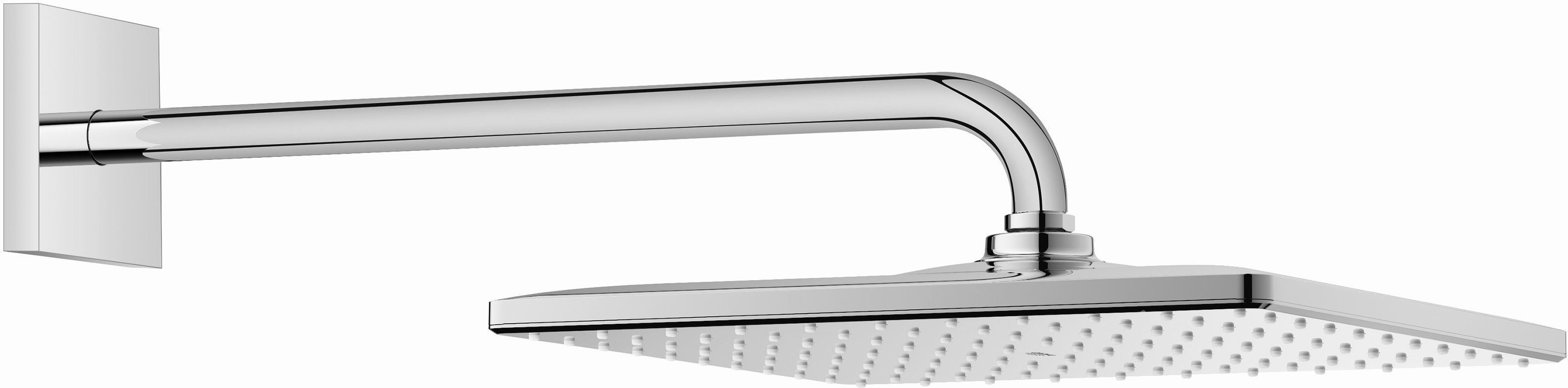 Darmowa Dostawa - Deszczownica z ramieniem 31x31 cm kwadratowa chrom Grohe Rainshower 26564000