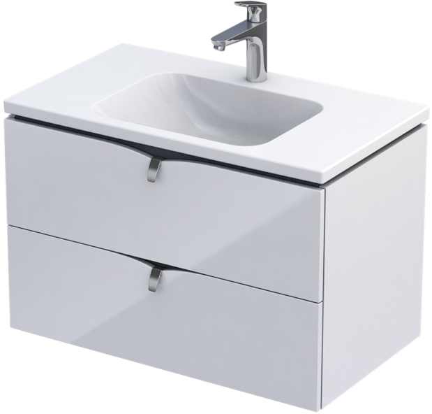 Darmowa Dostawa - Szafka 79.6x45.5x50 cm podumywalkowa wisząca biała Oristo Siena OR45SD2S801