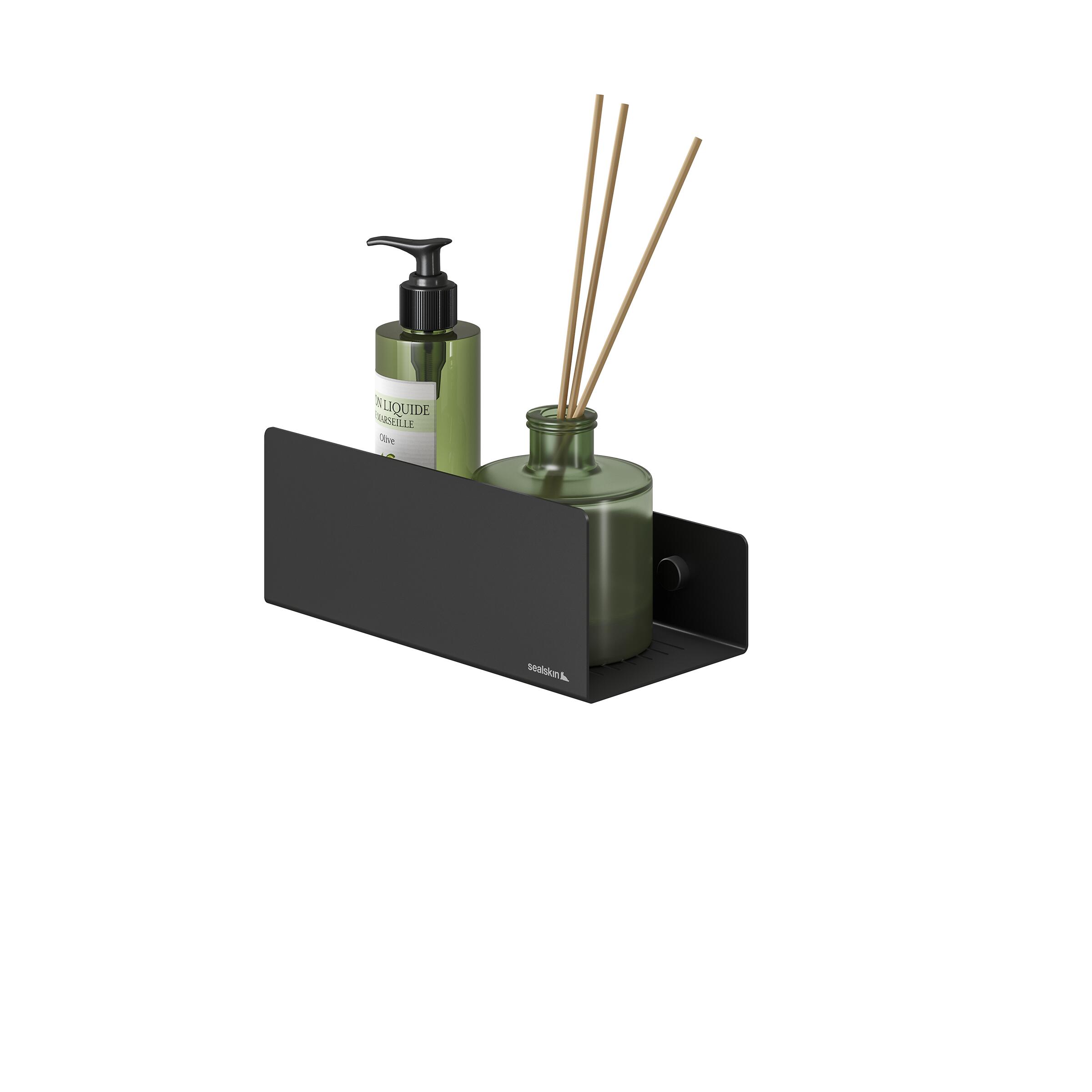 Darmowa Dostawa - Półka prysznicowa 20 cm czarna Sealskin Brix 800792