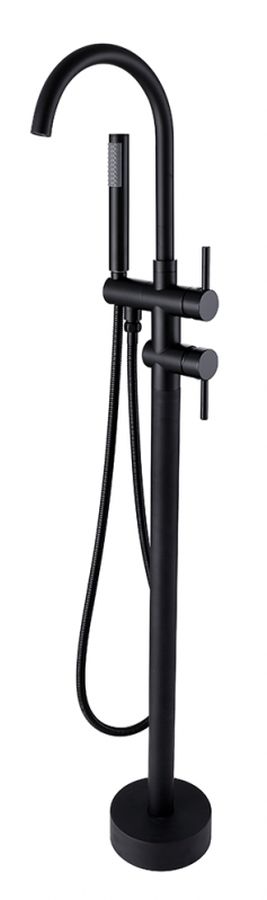 Darmowa Dostawa - Bateria wannowo-prysznicowa wolnostojąca czarna Besco Illusion BWIIICZ