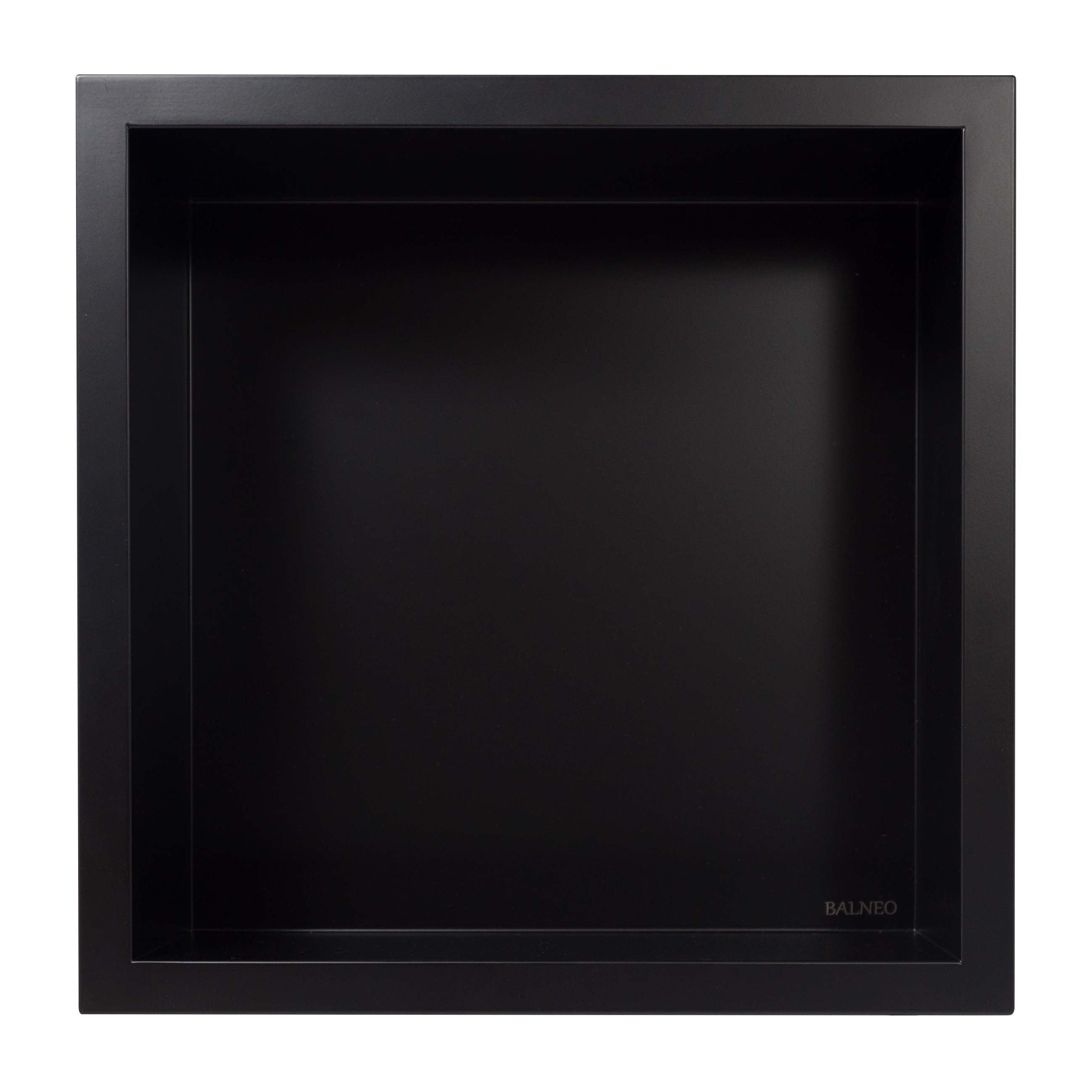 Darmowa Dostawa - Półka wnękowa 30 cm czarna Balneo Wall-Box One Black OBBL1