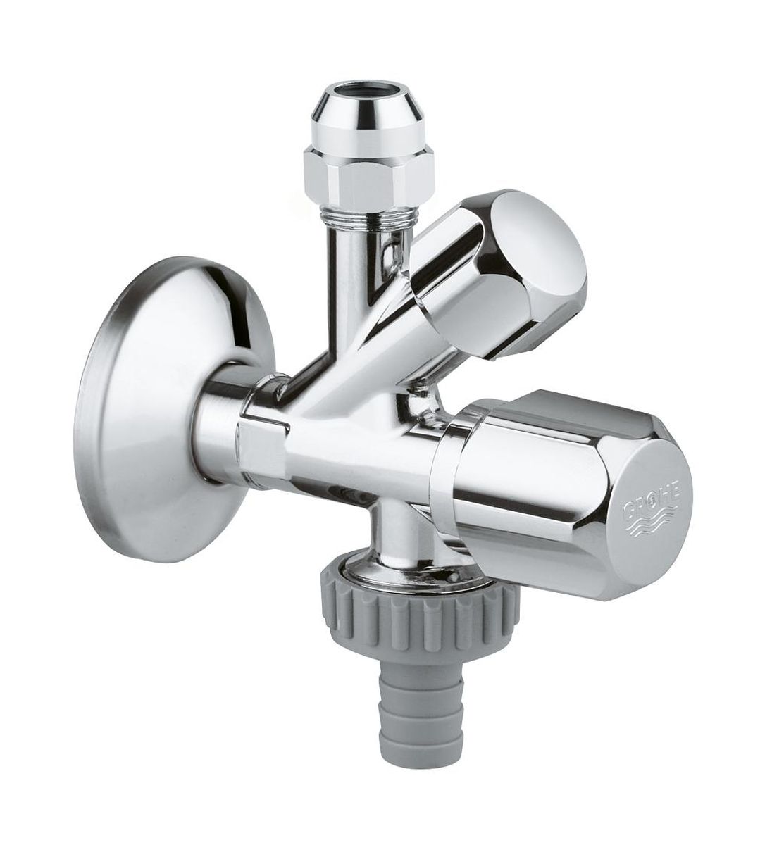 Darmowa Dostawa - Zawór ścienny kątowy starlight chrome Grohe Was 22035000
