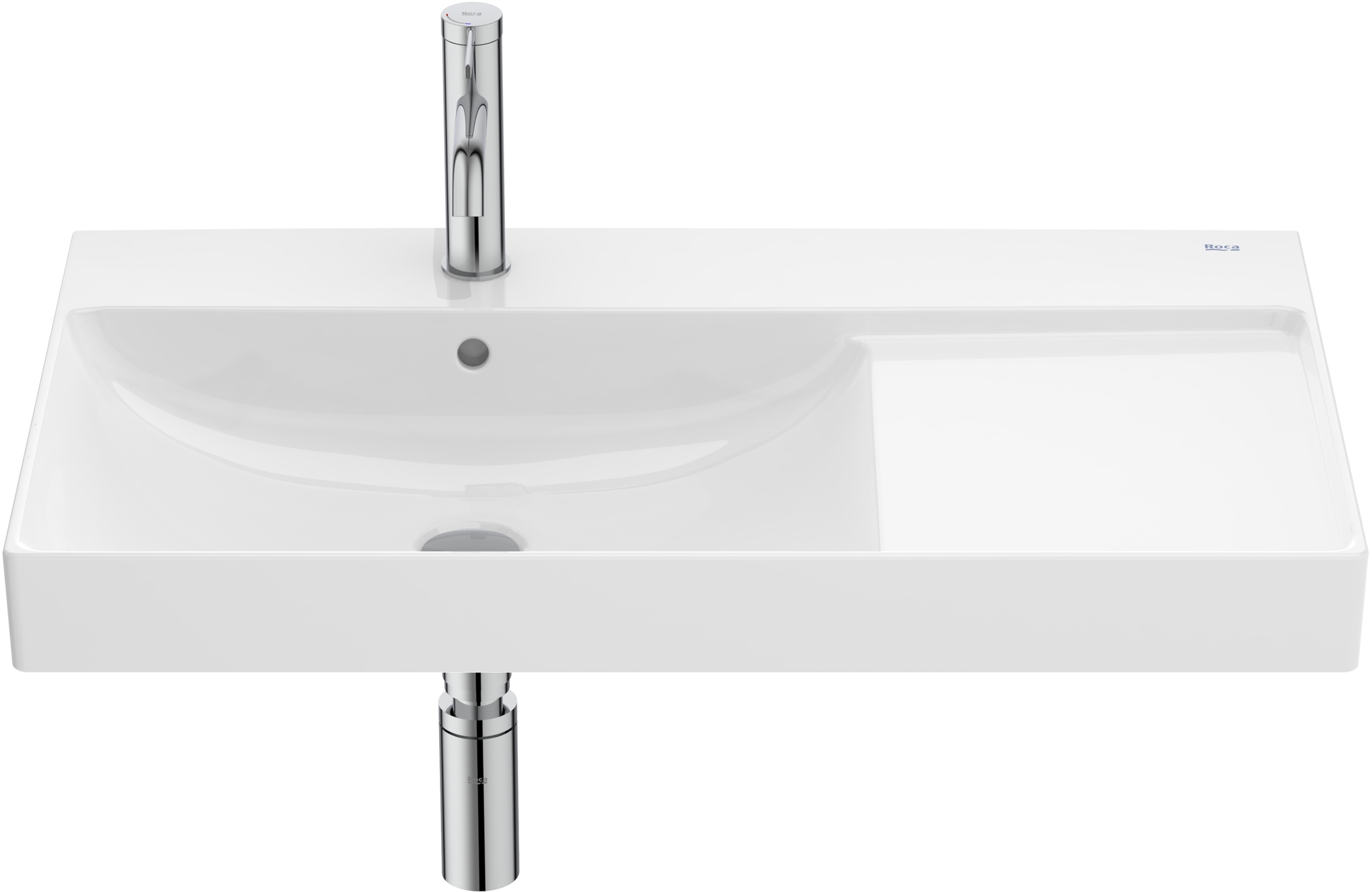 Darmowa Dostawa - Umywalka 80x46 cm prostokątna ścienna biała Roca Ona A327689000
