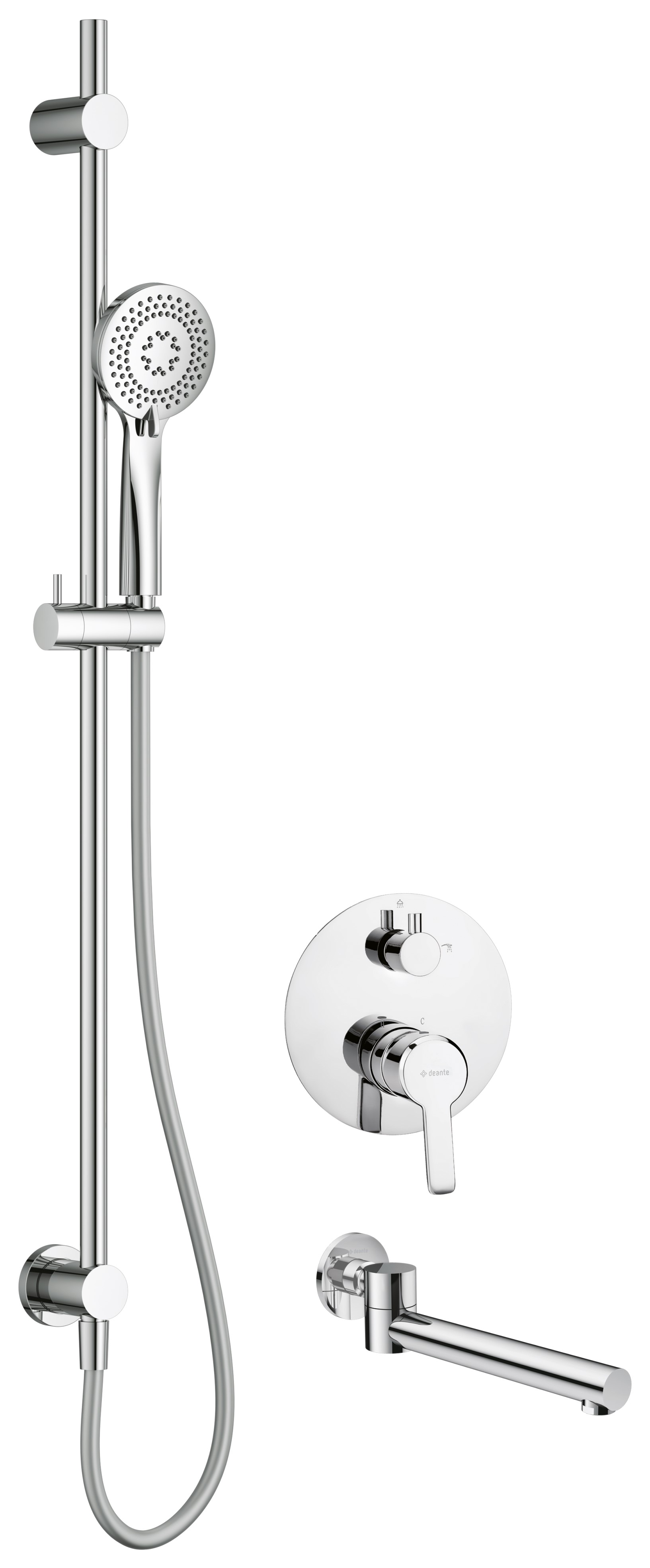 Darmowa Dostawa - Zestaw prysznicowy podtynkowy chrom Deante Arnika NAC09QA