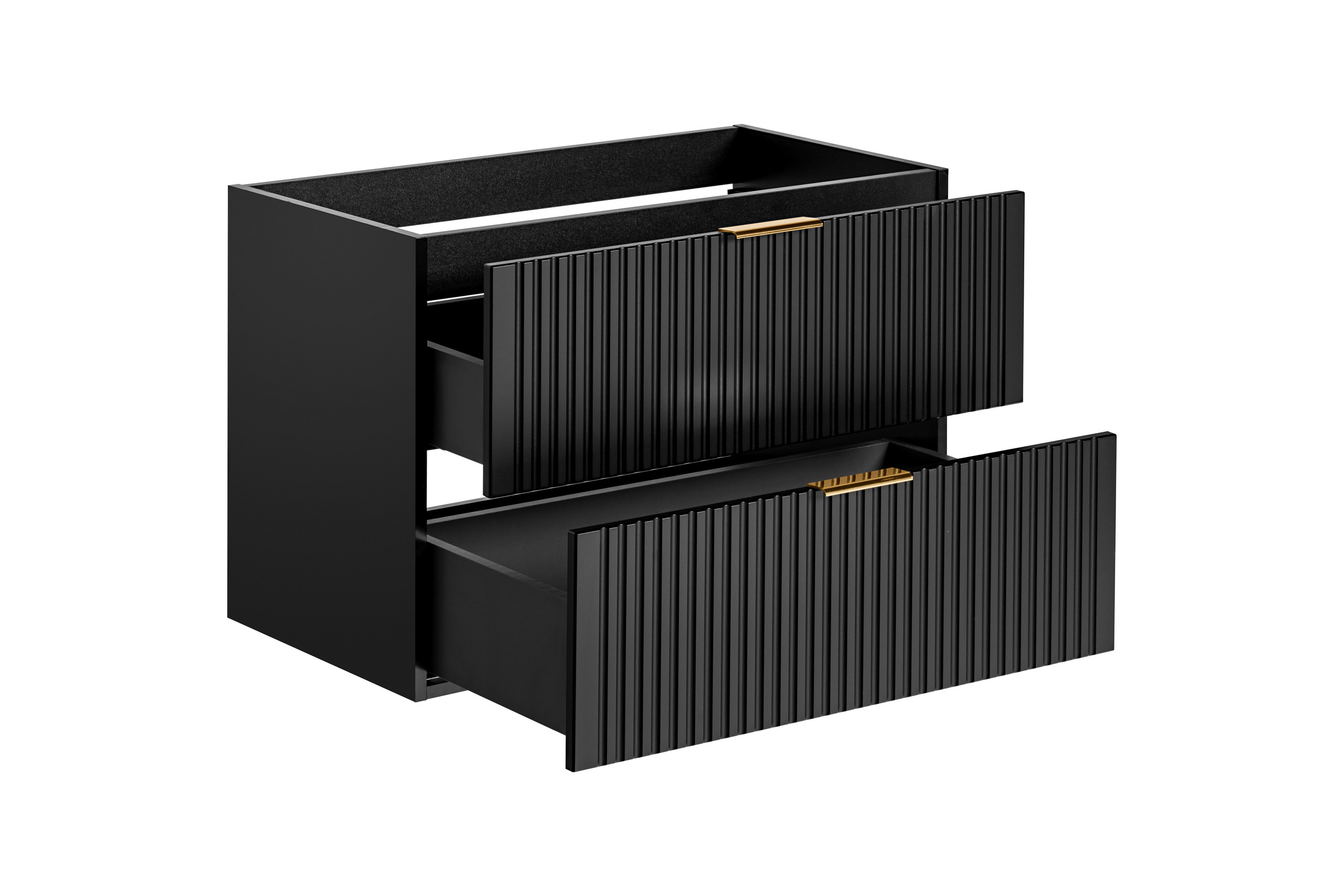 Darmowa Dostawa - Szafka 80x46x57 cm podumywalkowa wisząca czarna Comad Adel Black ADELBLACK8280B2S