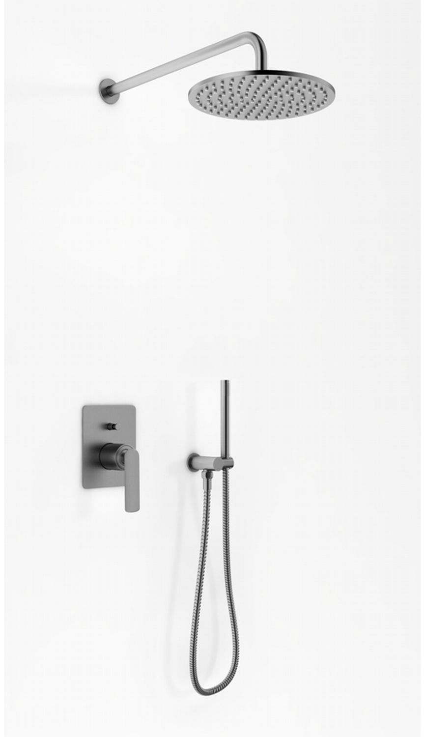Darmowa Dostawa - Zestaw prysznicowy podtynkowy grafit Kohlman Experience Gray QW210EGR25