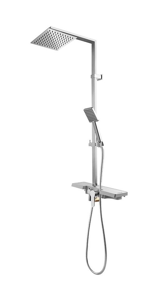 Darmowa Dostawa - Zestaw prysznicowy ścienny biały Rea Lucas REAP0221