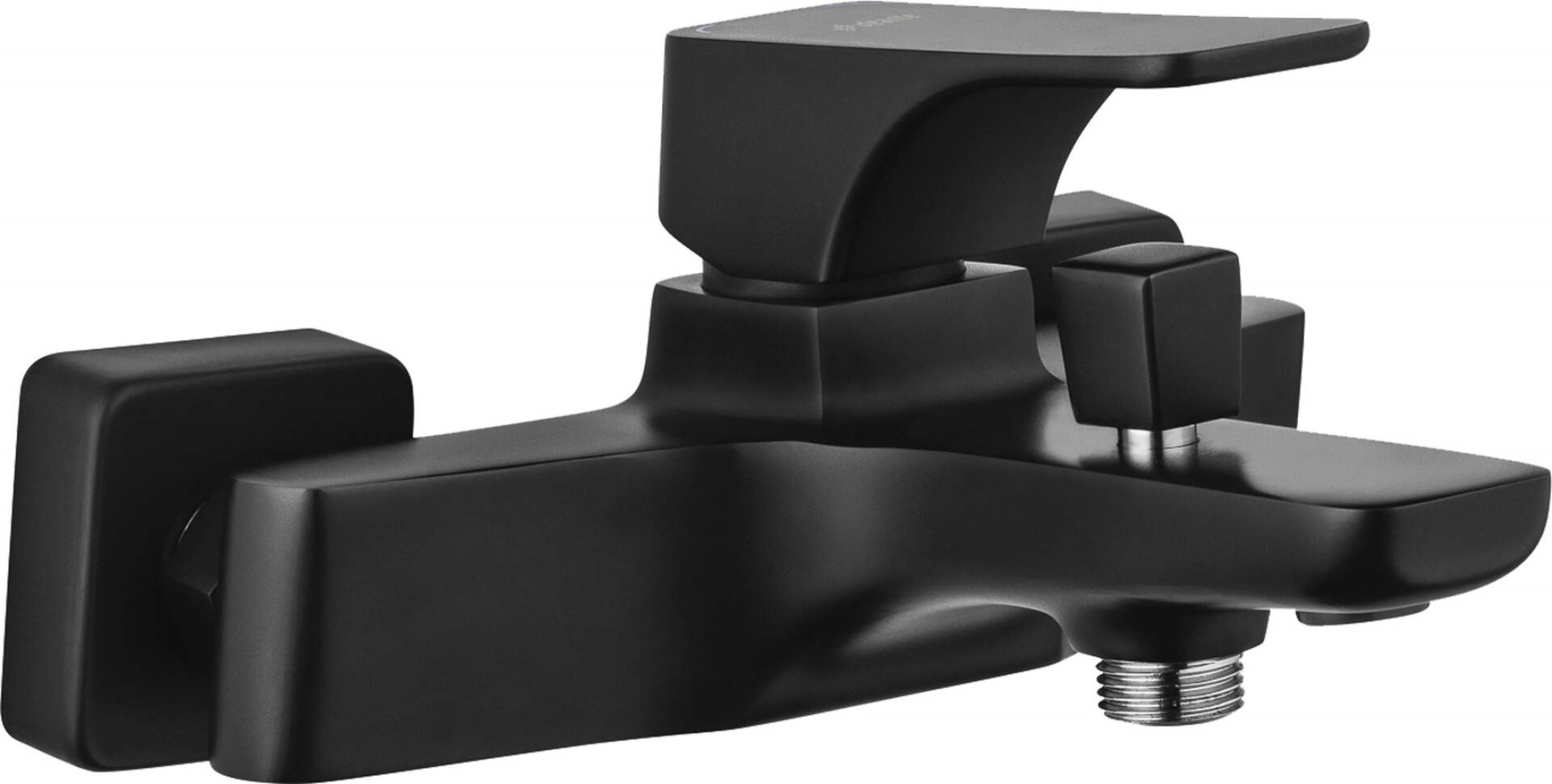 Darmowa Dostawa - Bateria wannowo-prysznicowa ścienna czarny Deante Hiacynt Nero BQHN10M