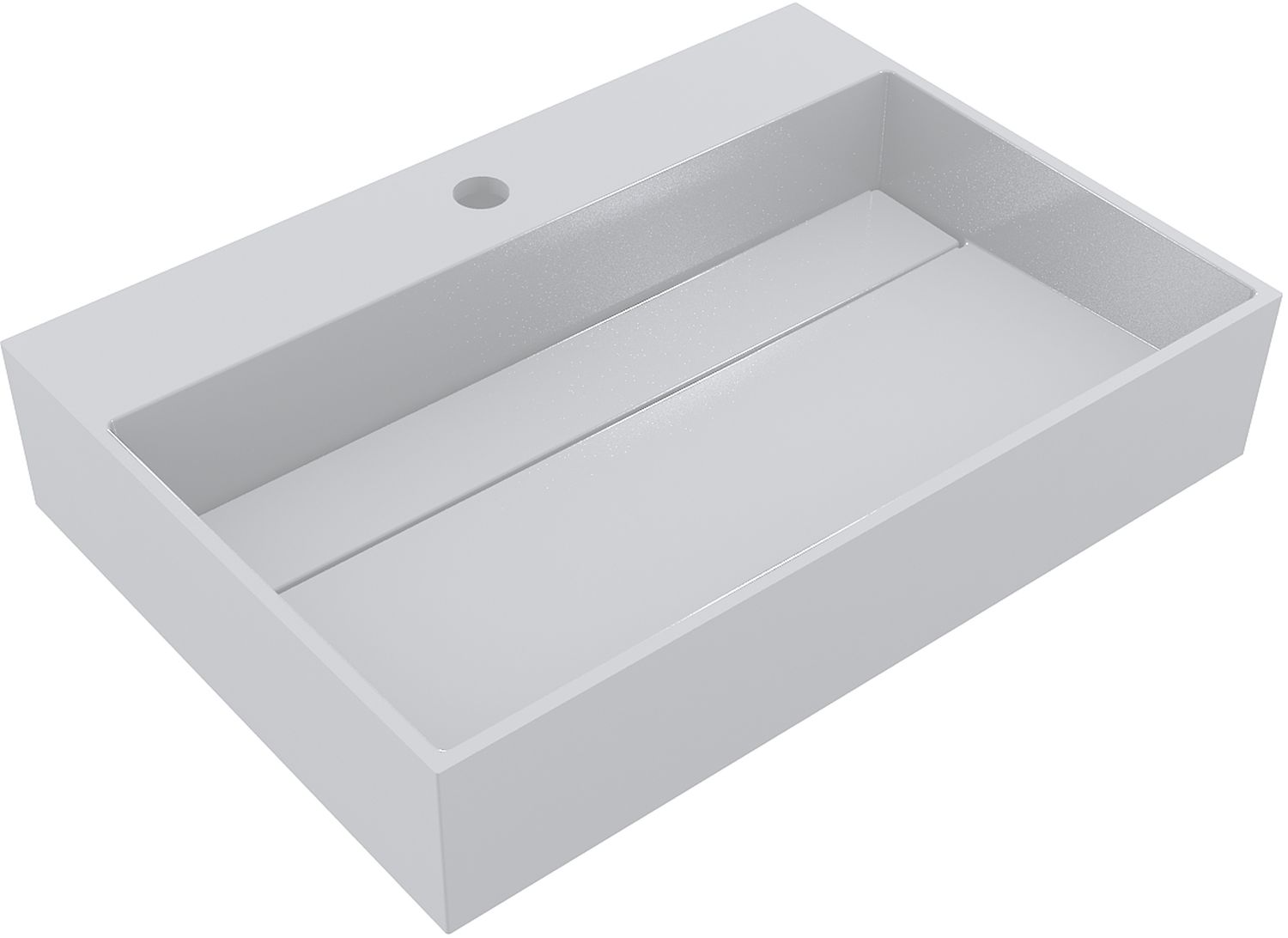 Darmowa Dostawa - Umywalka 60x42 cm prostokątna nablatowa biała Miraggio Island 0001761