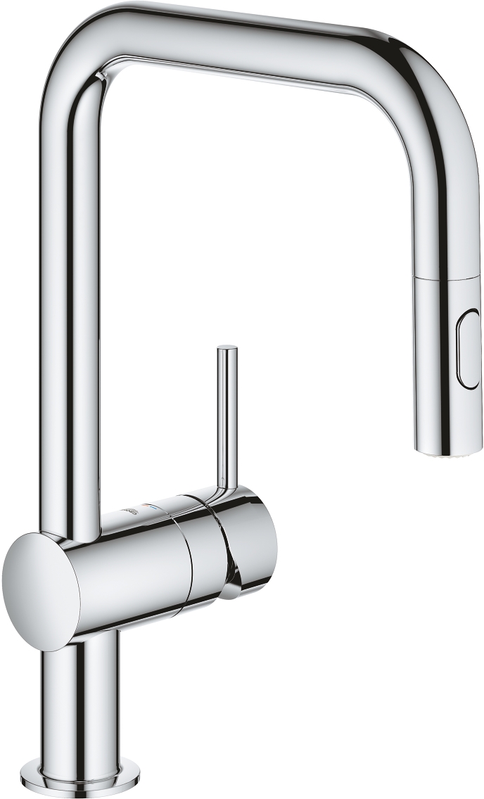 Darmowa Dostawa - Bateria kuchenna stojąca starlight chrome Grohe Minta 32322002