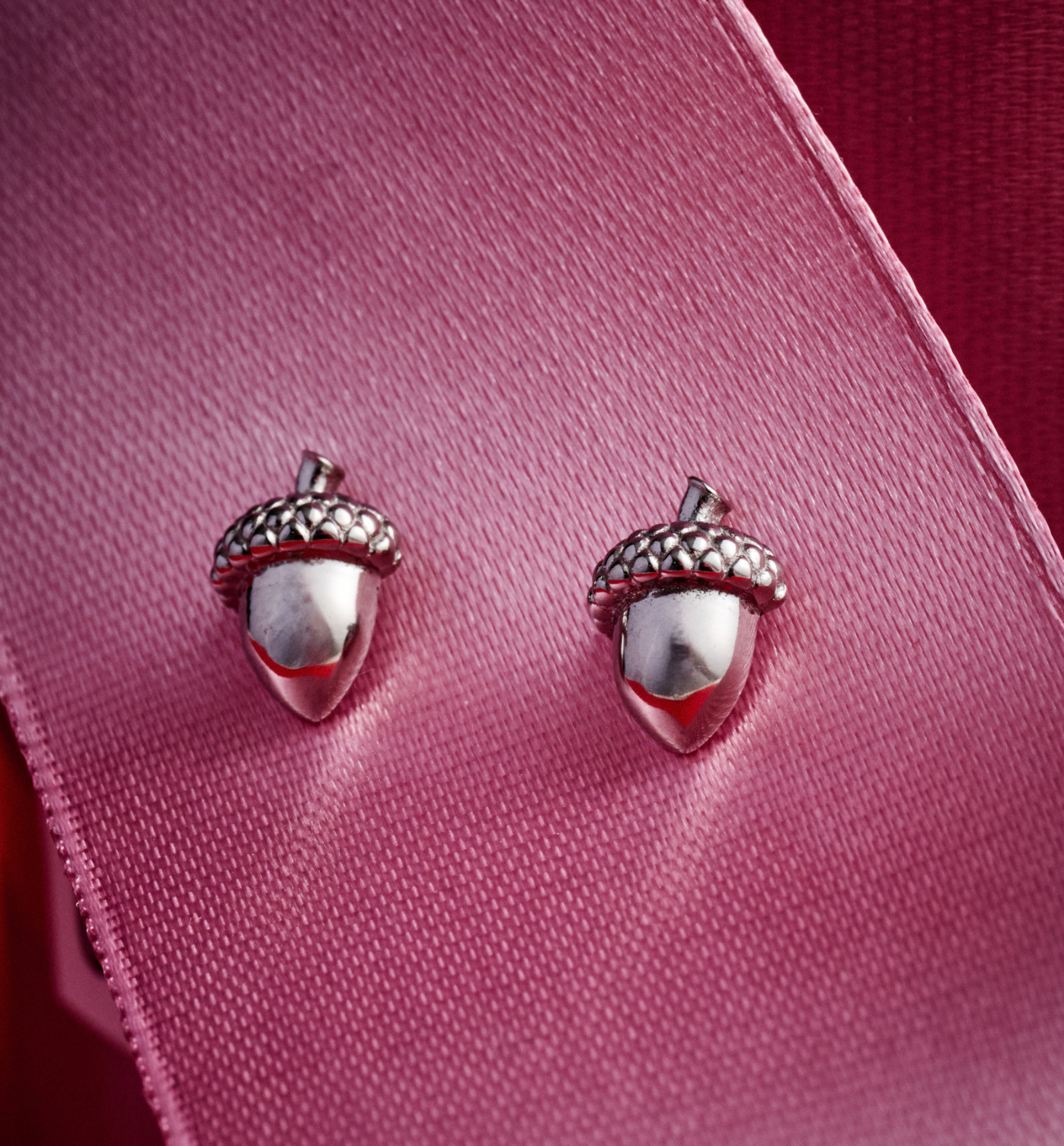 Kolczyki z żołędziami srebrne KSA2234