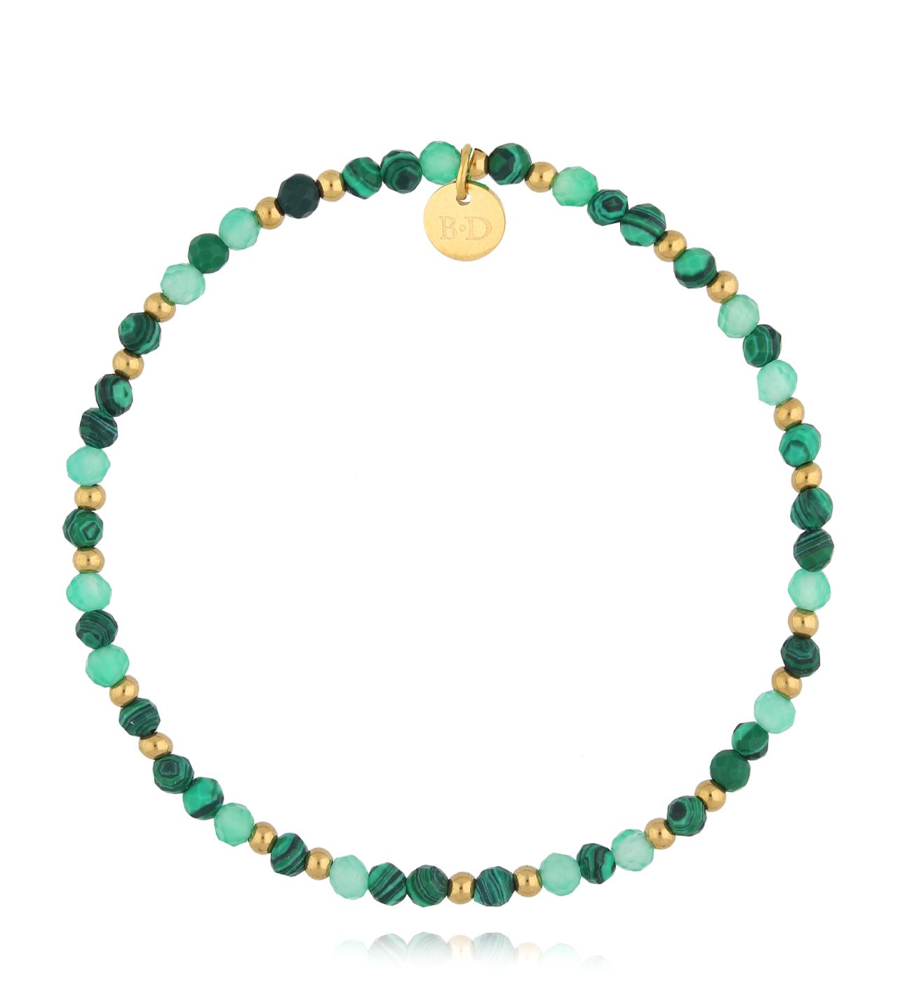 Bransoletka zielona z kamieniami Latifa BSC1590