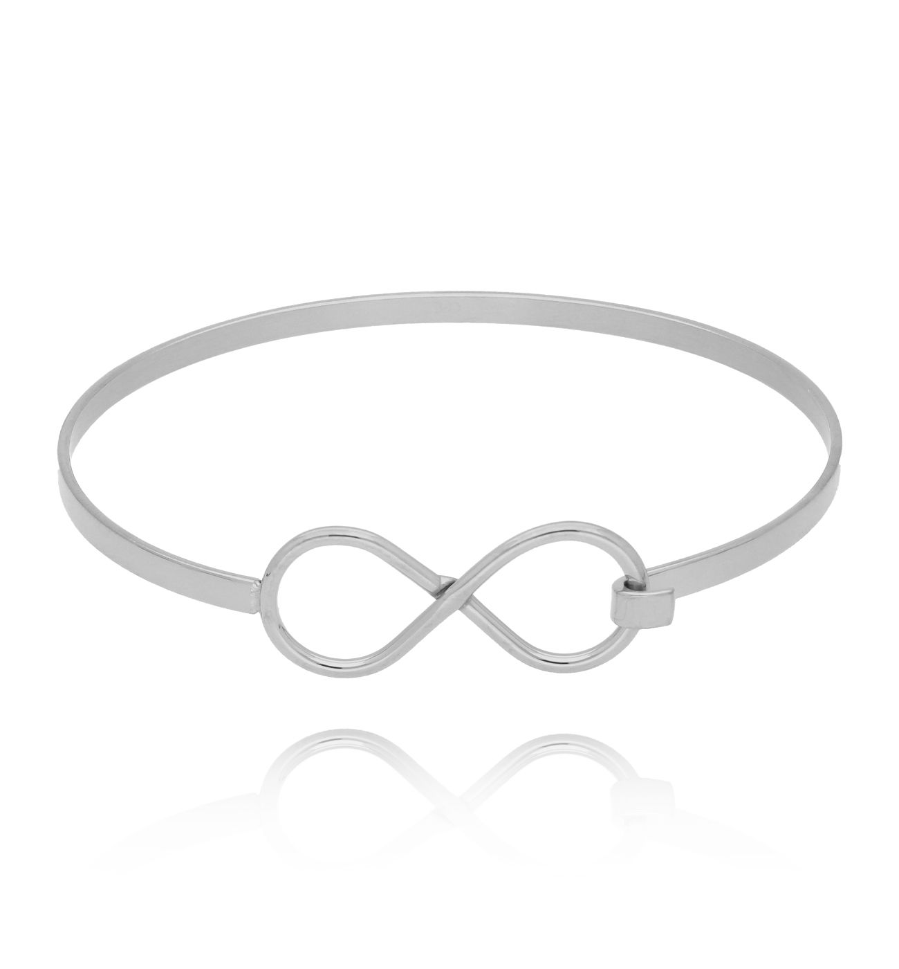 Bransoletka srebrna z nieskończonością Steel Infinity BSA0446