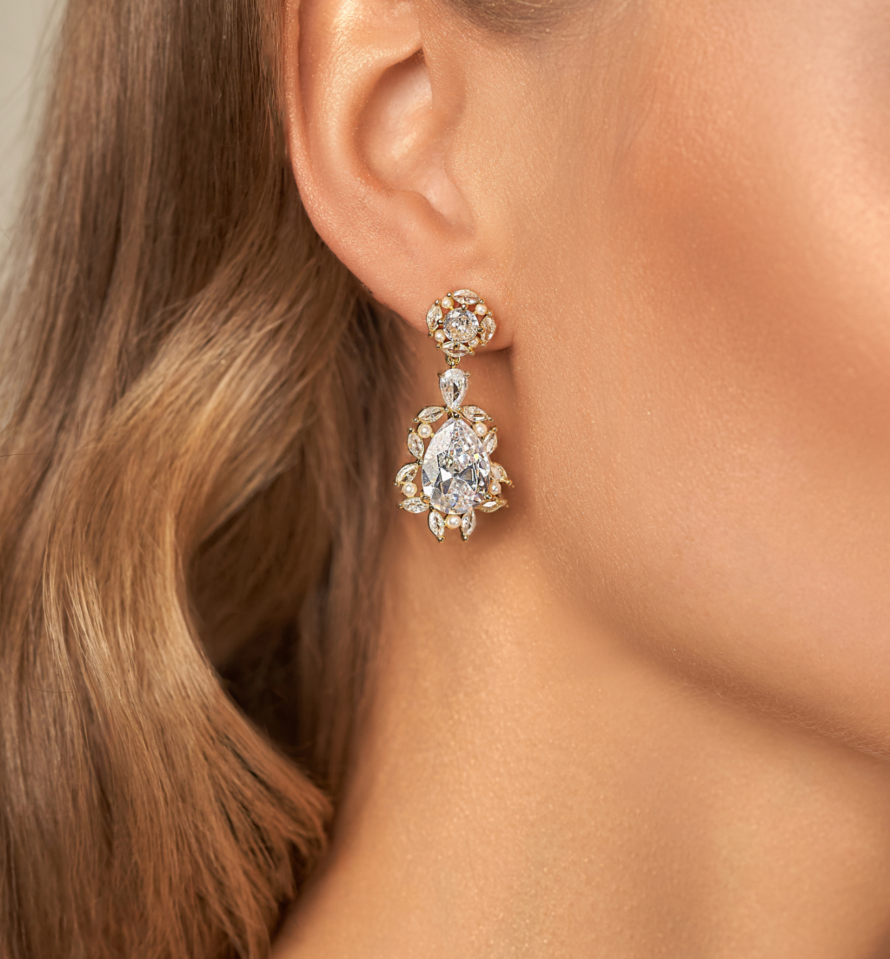 Kolczyki kryształowe Zeitaku - By Dziubeka