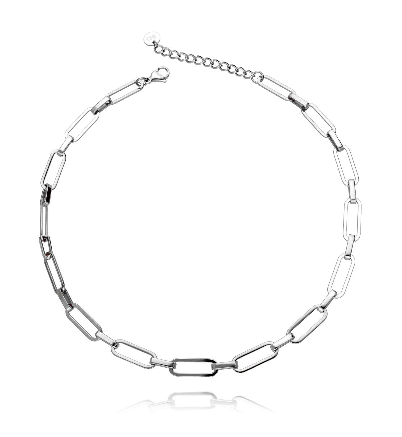 Naszyjnik srebrny łańcuch ze stali szlachetnej NSA0001