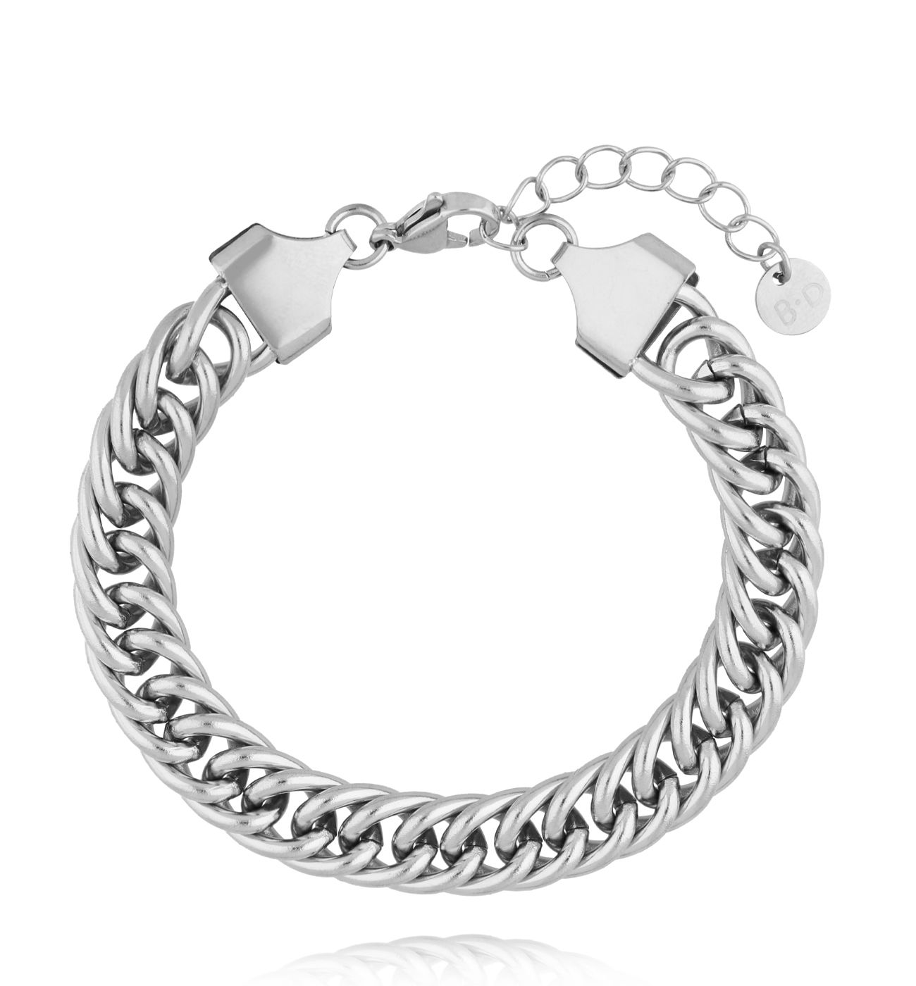 Bransoletka srebrny łańcuch BSY0325