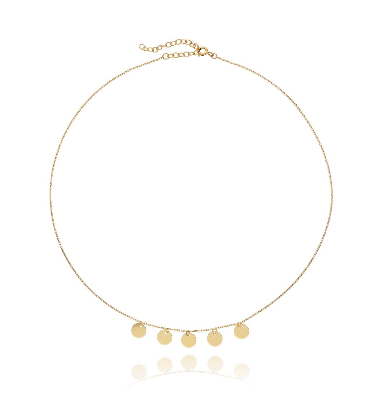 Naszyjnik ze srebra pozłacanego - By Dziubeka