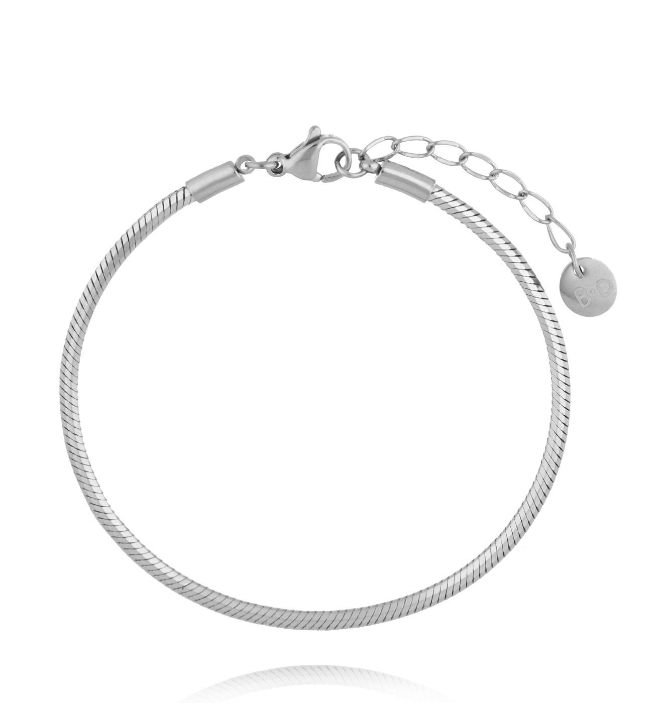 Bransoletka żmijka srebrna BSY0370