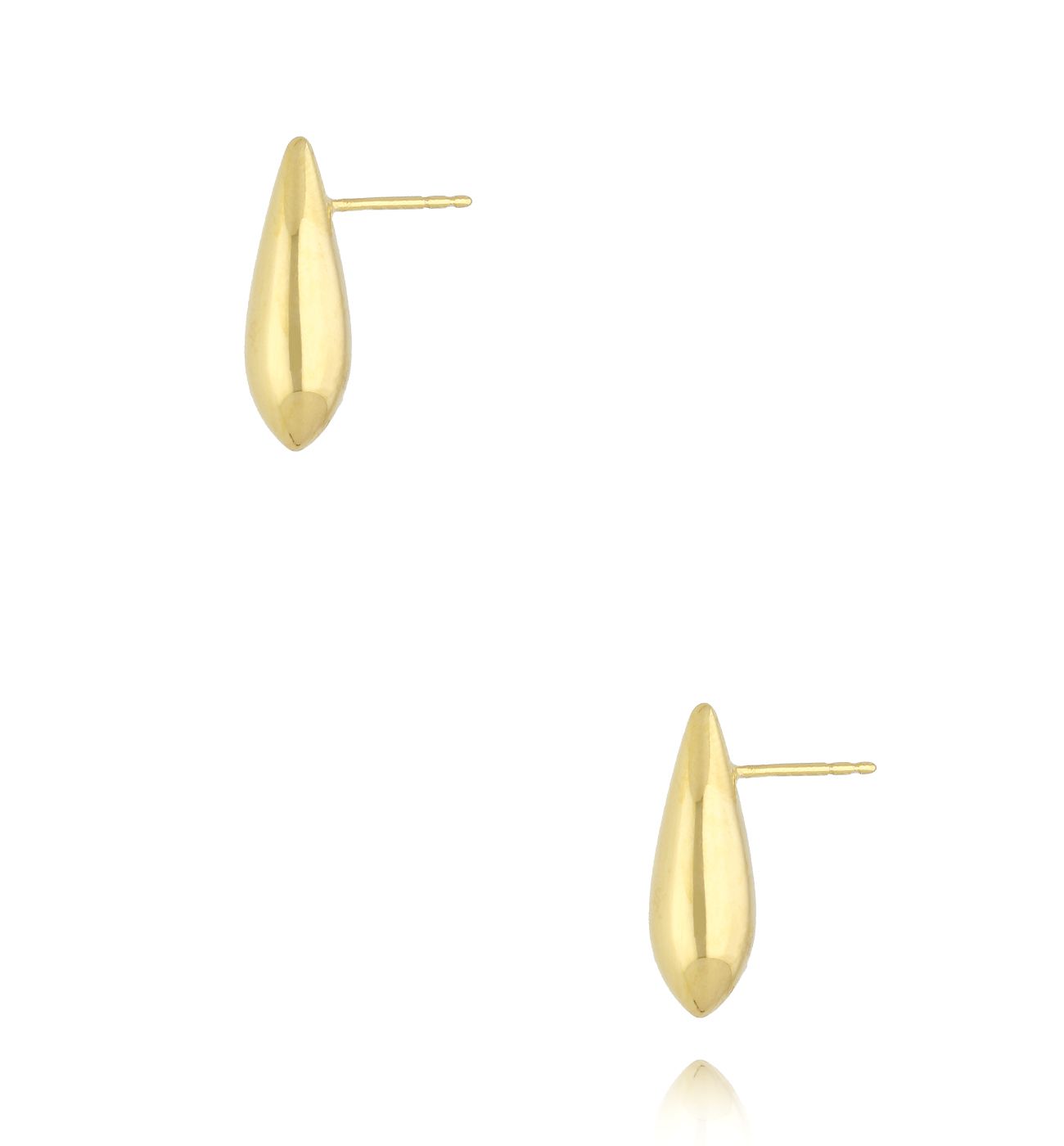 Kolczyki złote krople KSE0154