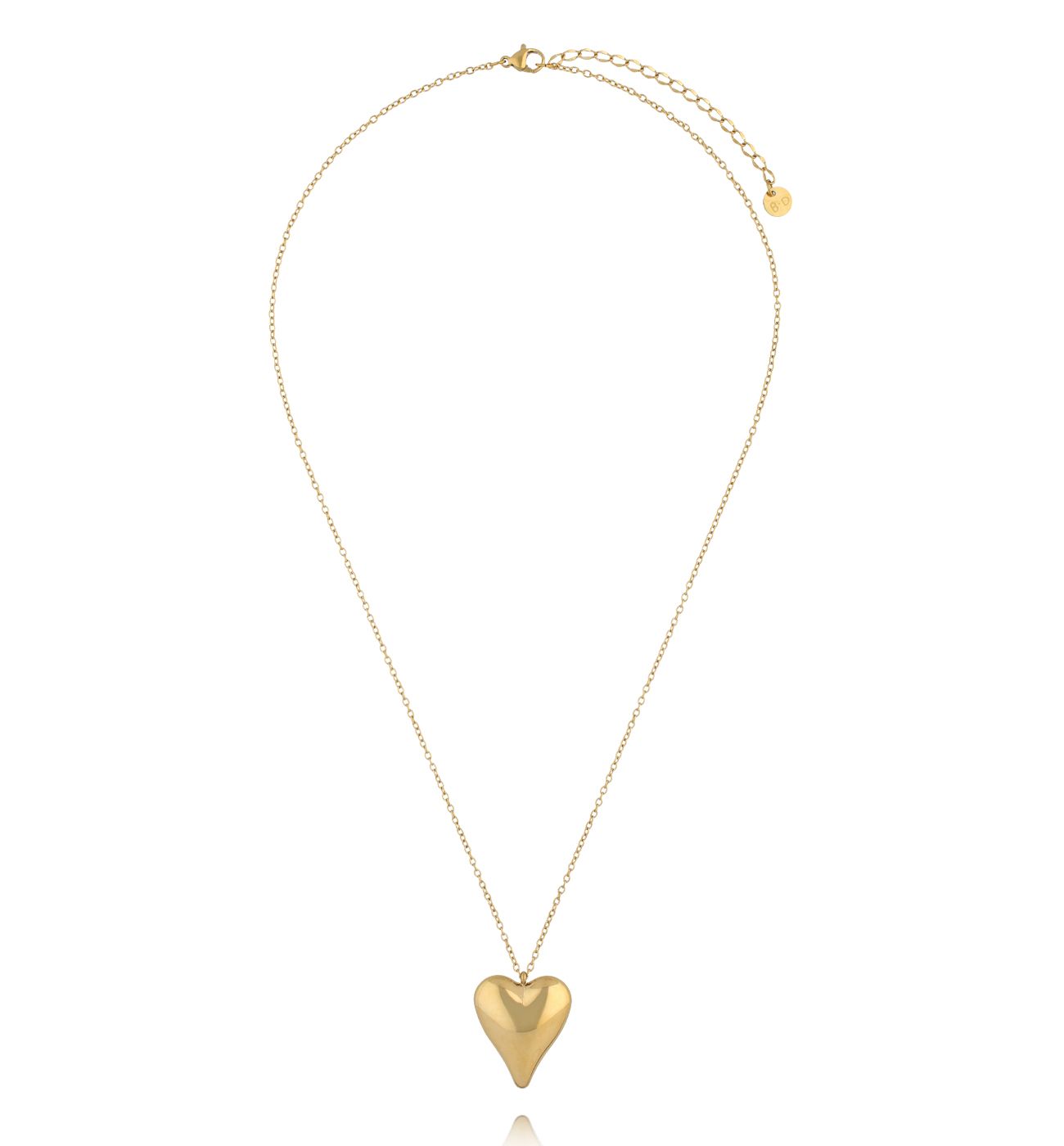 Naszyjnik z sercem złoty NSY0671