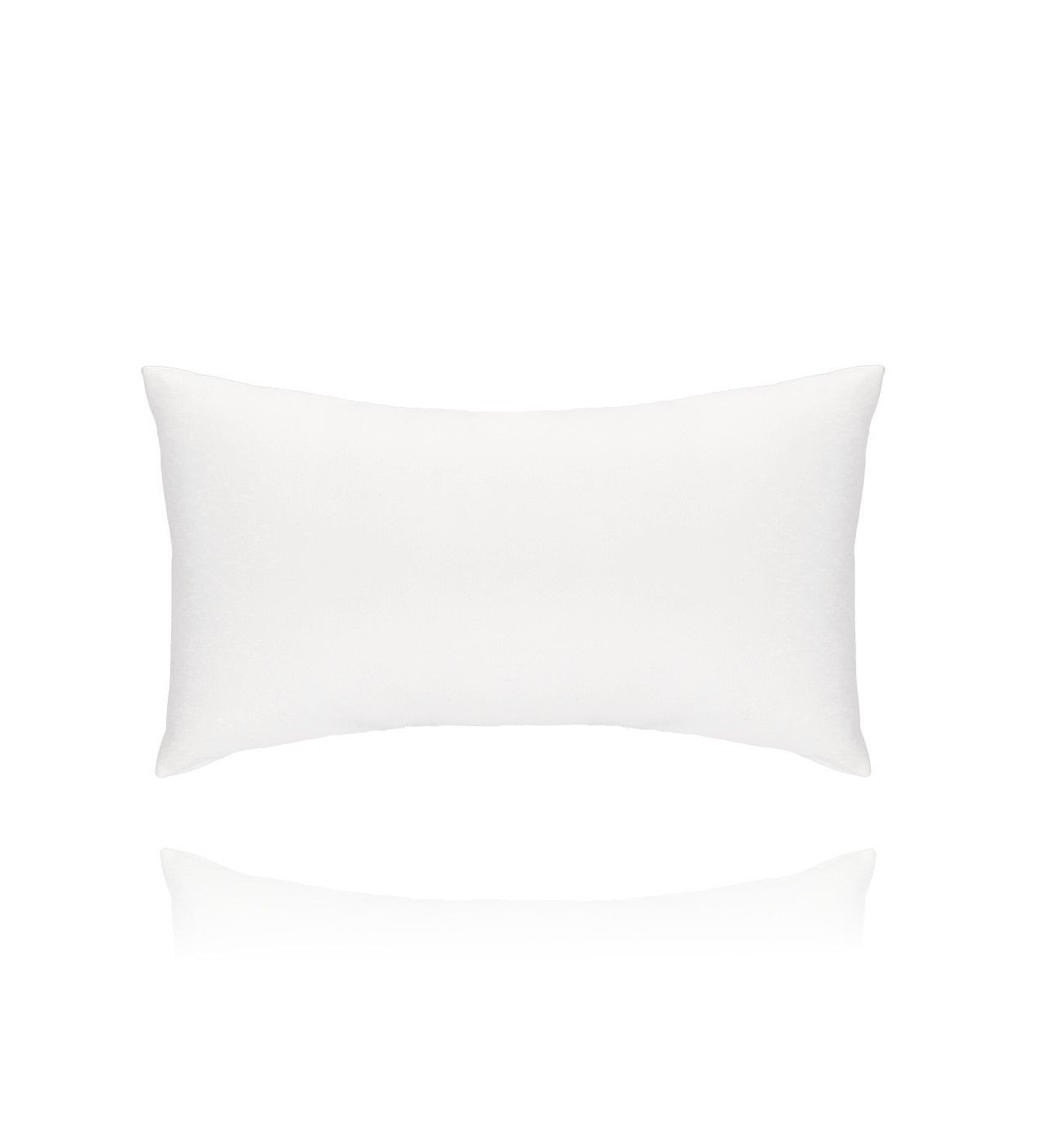 Poduszka skórzana biała - średnia - By Dziubeka