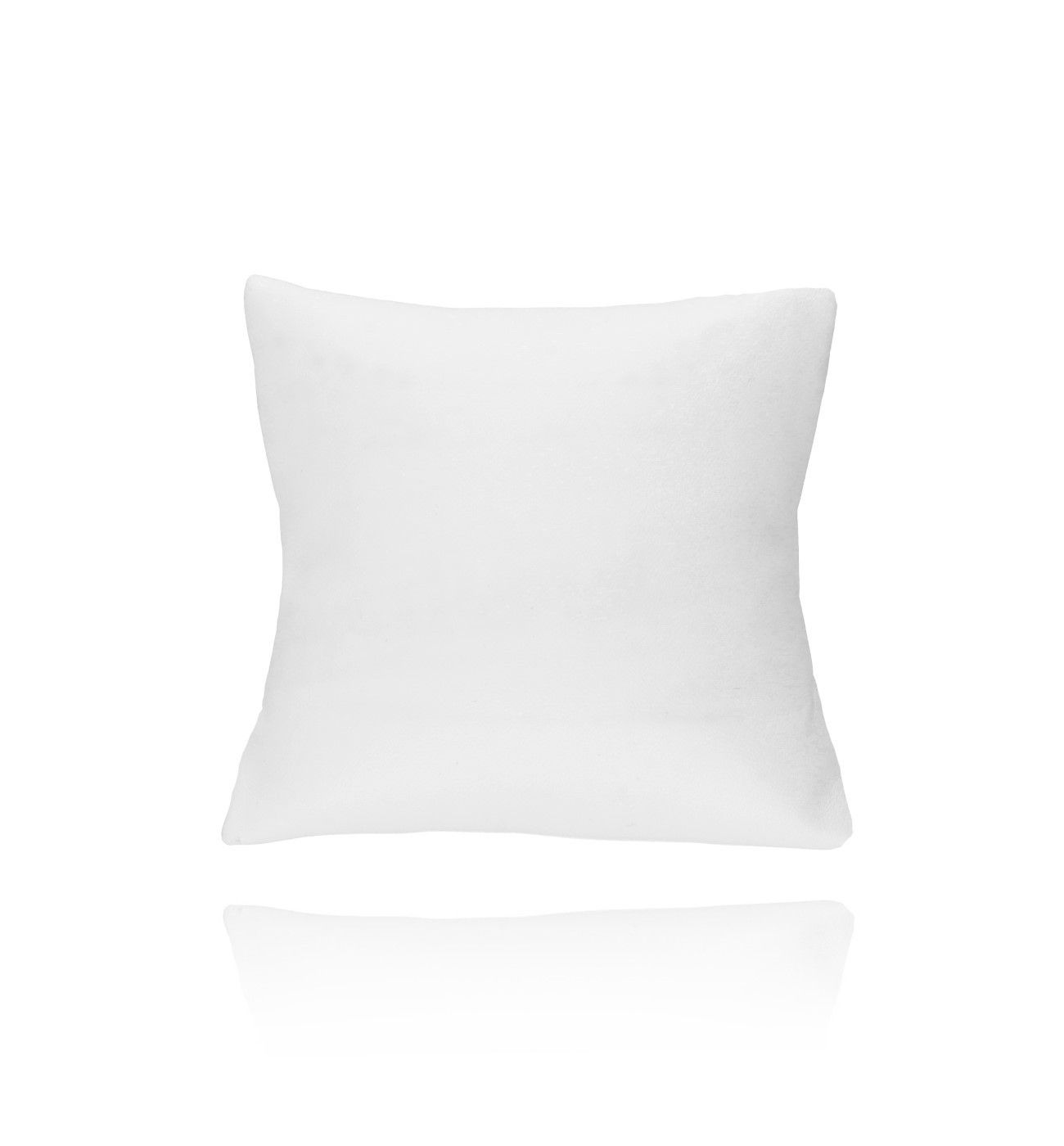 Poduszka skórzana biała - mała - By Dziubeka