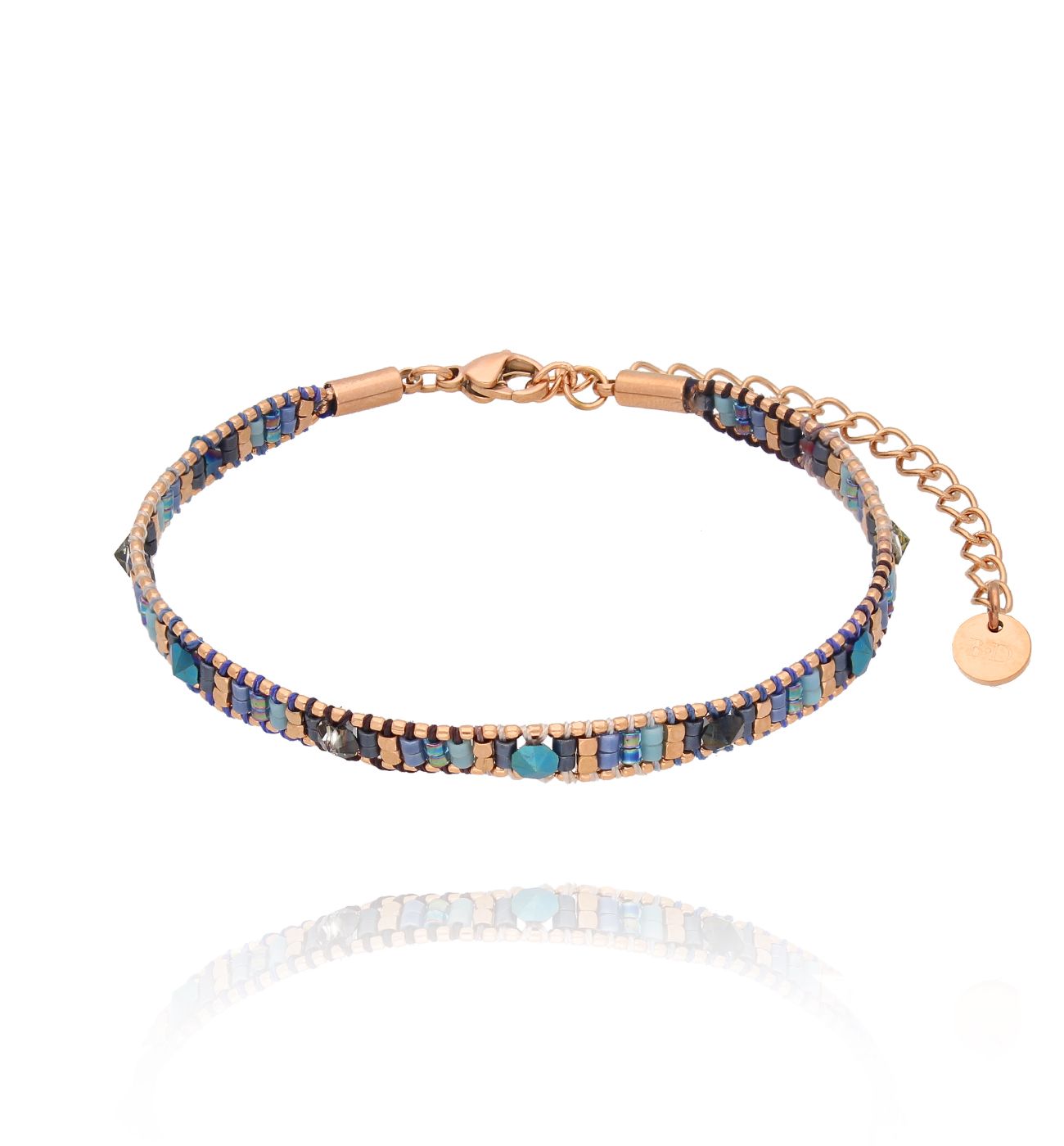 Bransoletka morska z koralikami Miyuki Decor - By Dziubeka