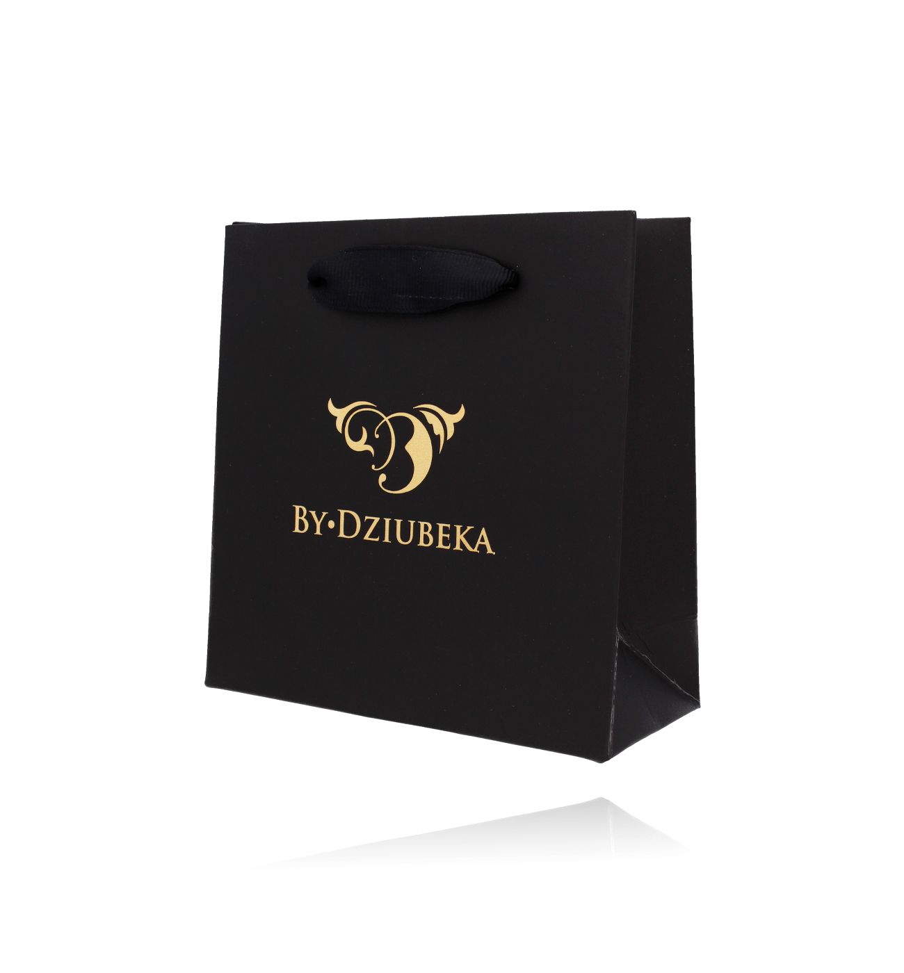 Torebka prezentowa mała czarna OPA0161