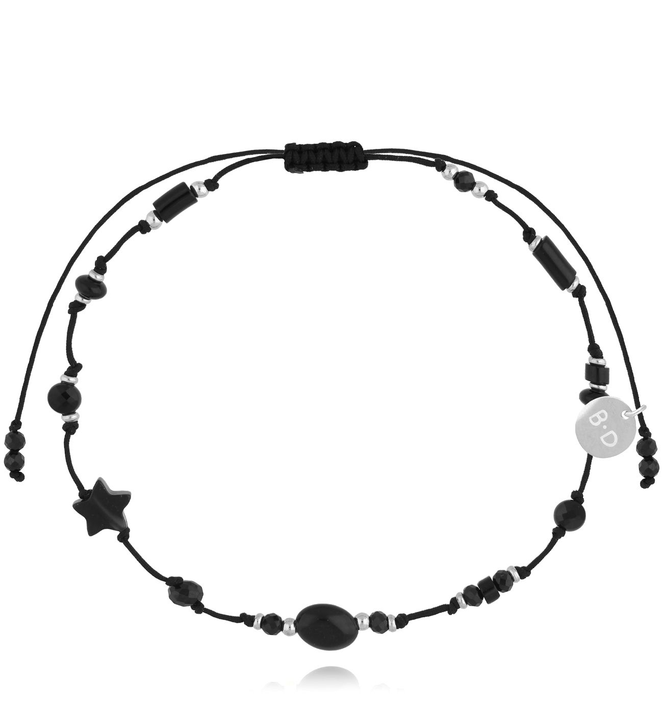 Bransoletka na nogę z turmalinami BNMT0001 - By Dziubeka