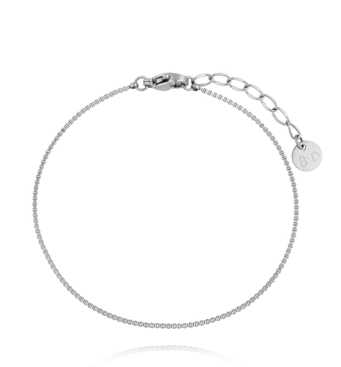 Bransoletka z łańcuszkiem srebrna BSY0360