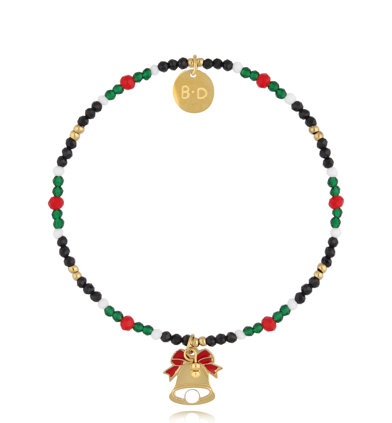 Bransoletka świąteczna z dzwoneczkiem All I Want BTW2451