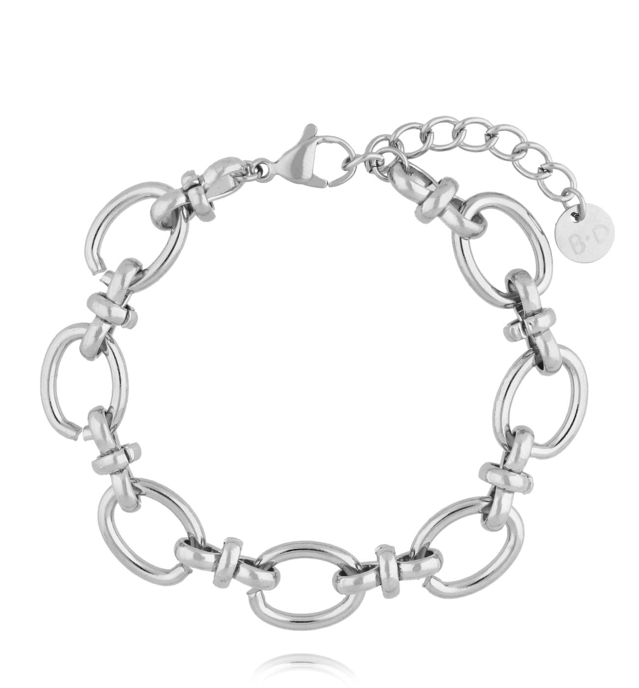 Bransoletka srebrny łańcuch BSY0317