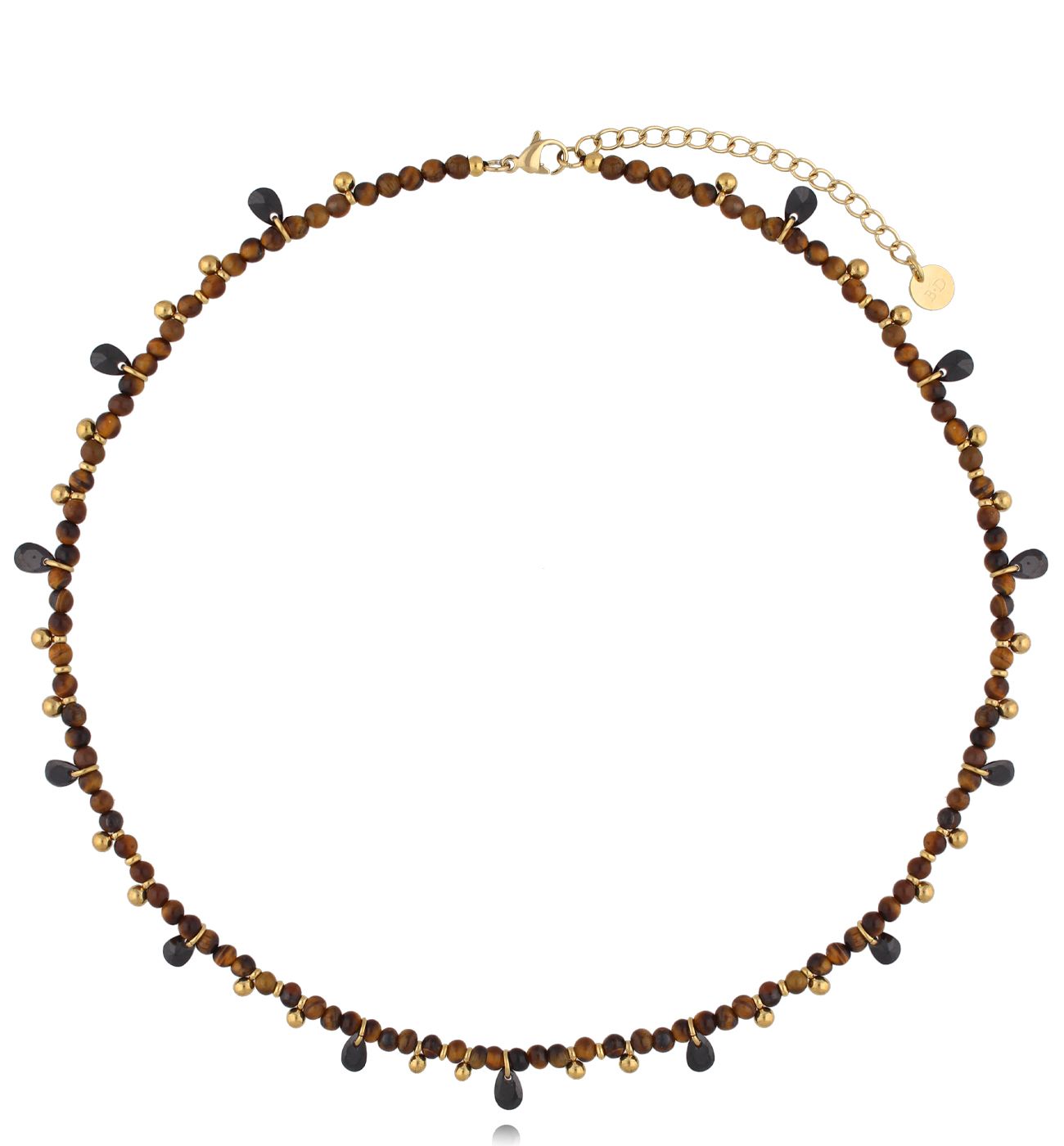 Naszyjnik z tygrysim okiem - By Dziubeka