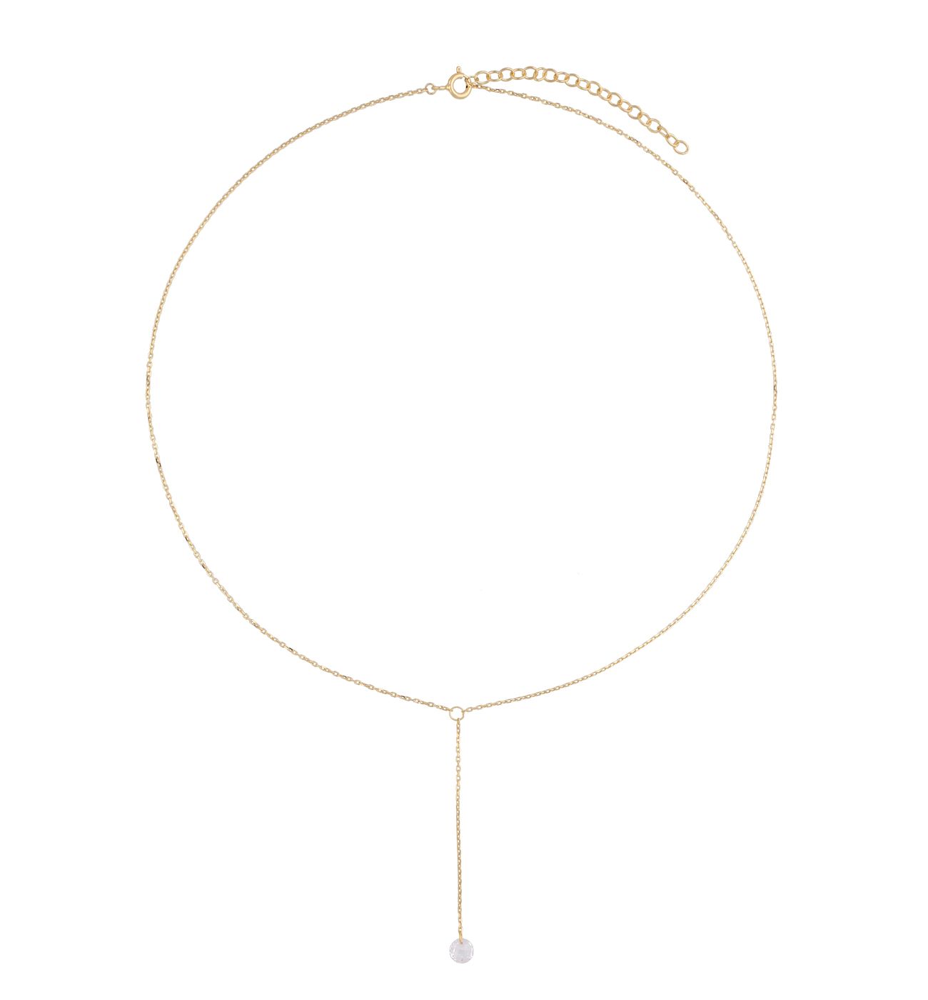 Naszyjnik pozłacany z wisiorkiem Como - By Dziubeka