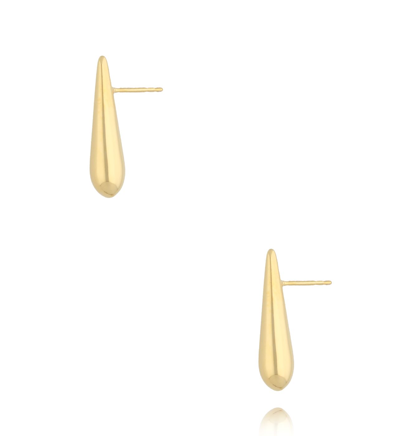 Kolczyki złote krople Carlton - By Dziubeka