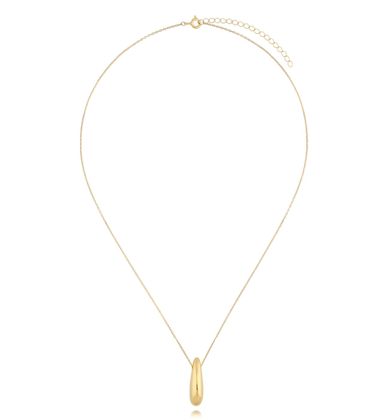 Naszyjnik złoty z łezką NSE0190