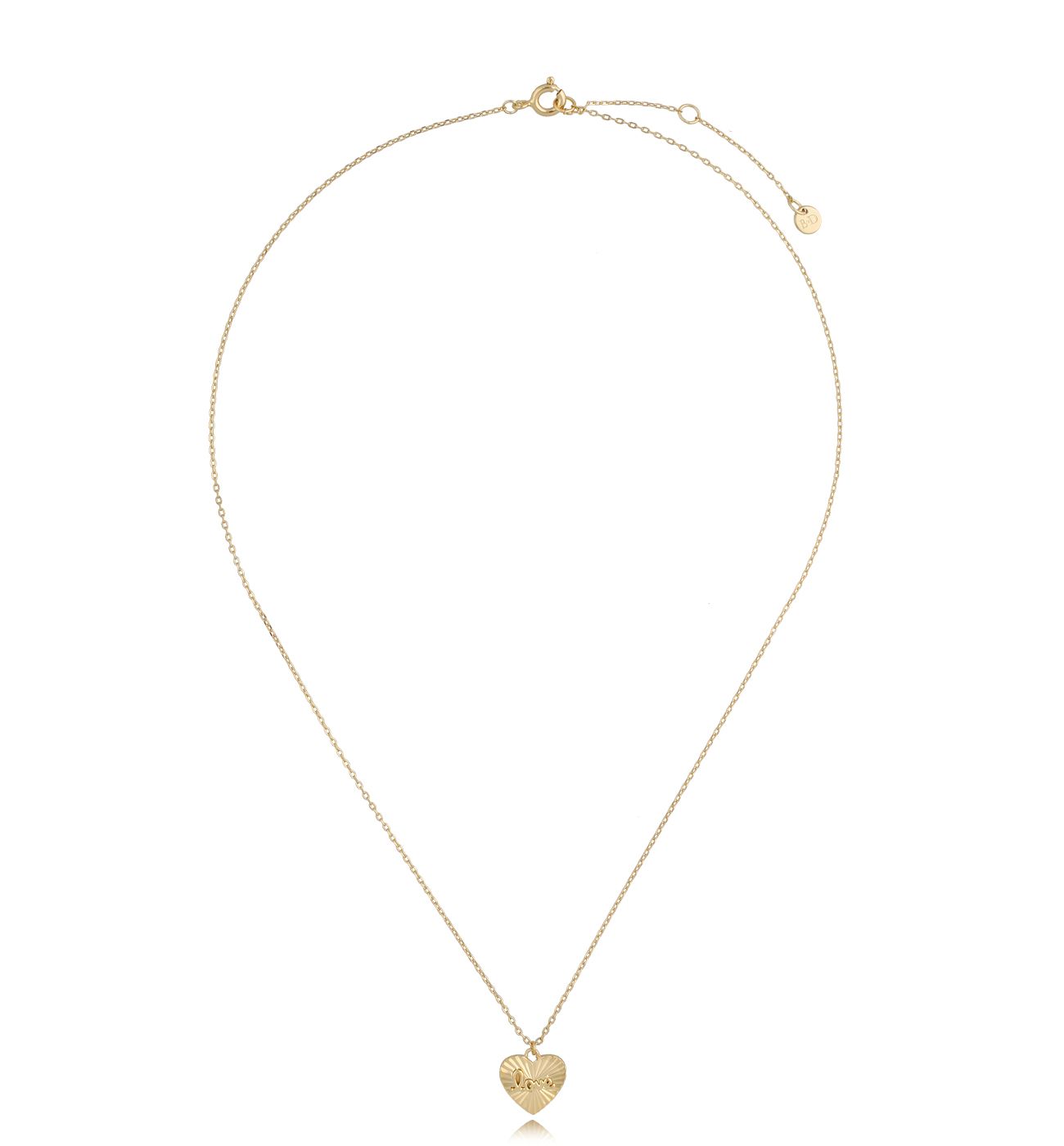Naszyjnik pozłacany z serduszkiem Forever NFA0036 - By Dziubeka