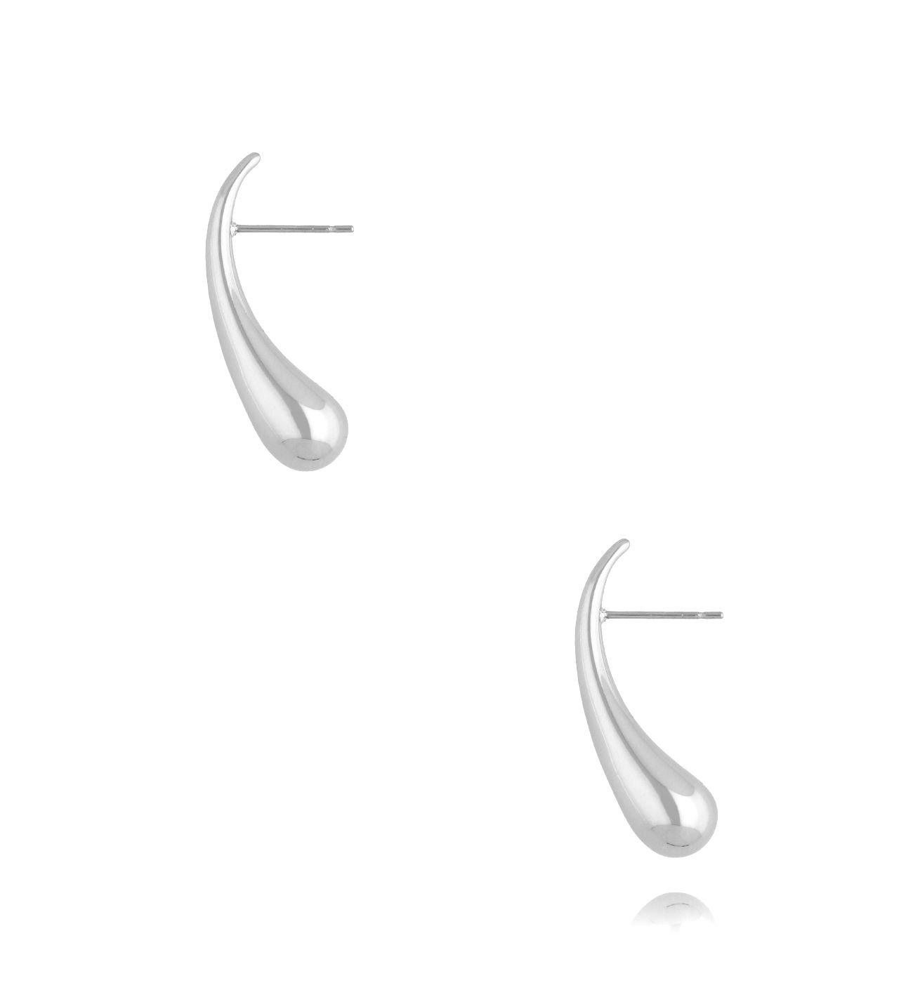 Kolczyki srebrne krople cienkie Kylie KSA1664