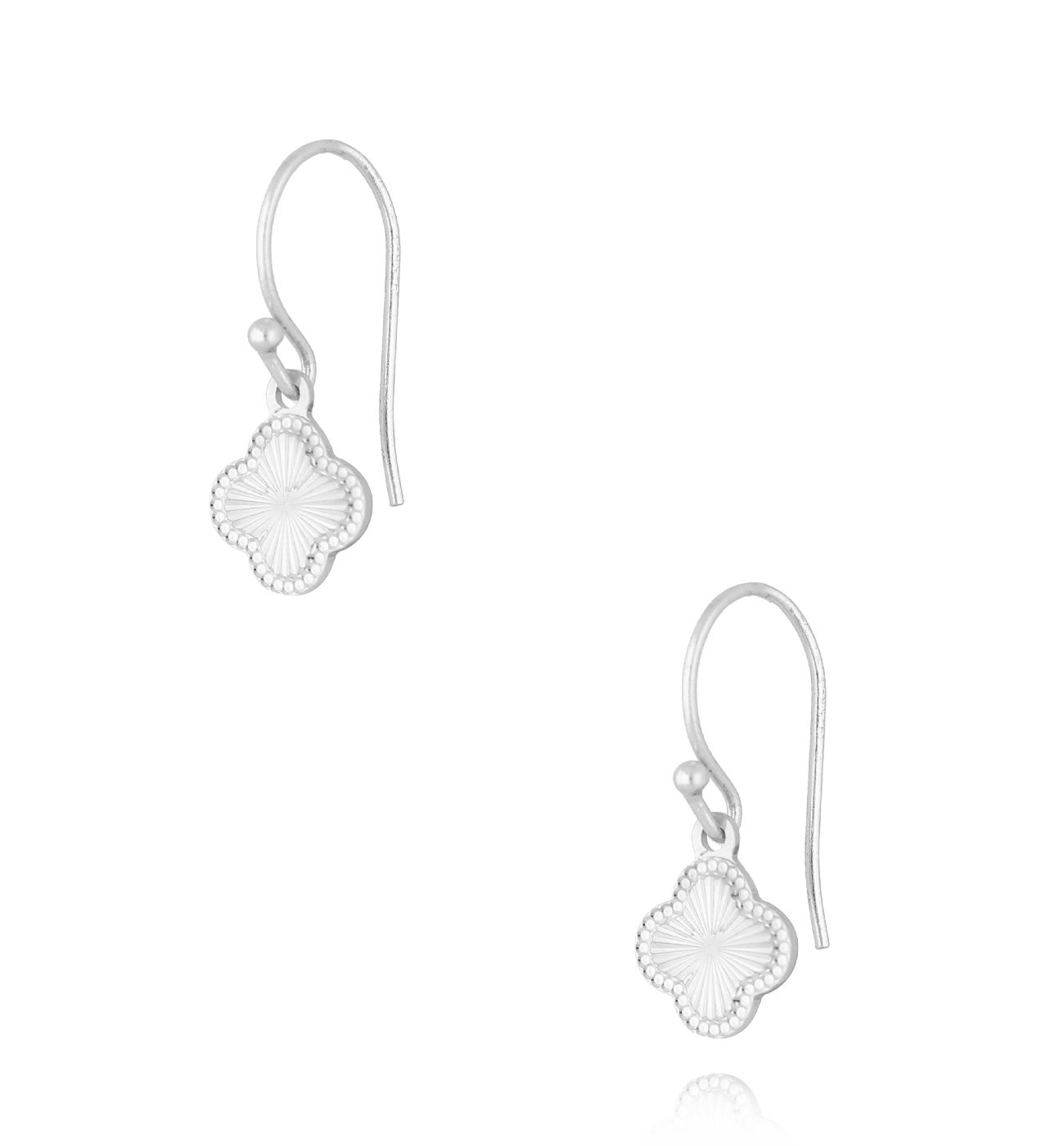 Kolczyki koniczynki srebrne KCA0047 - By Dziubeka