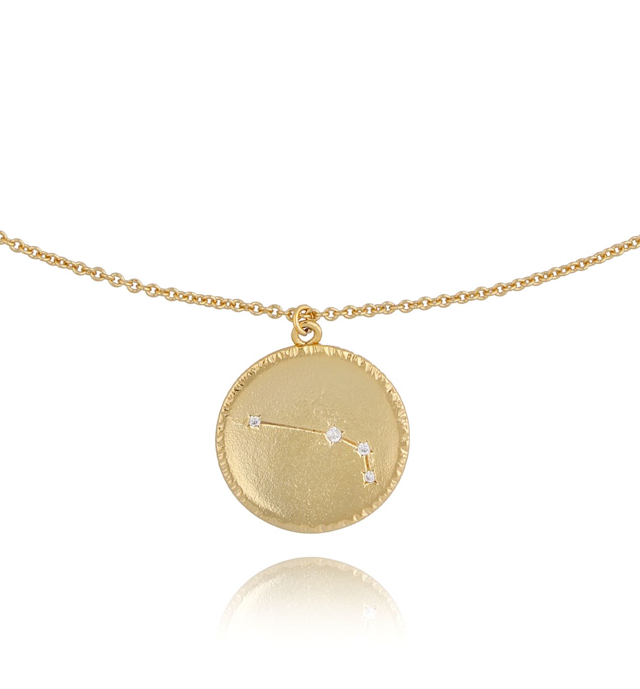 Naszyjnik pozłacany z konstelacją BARAN NCON0001