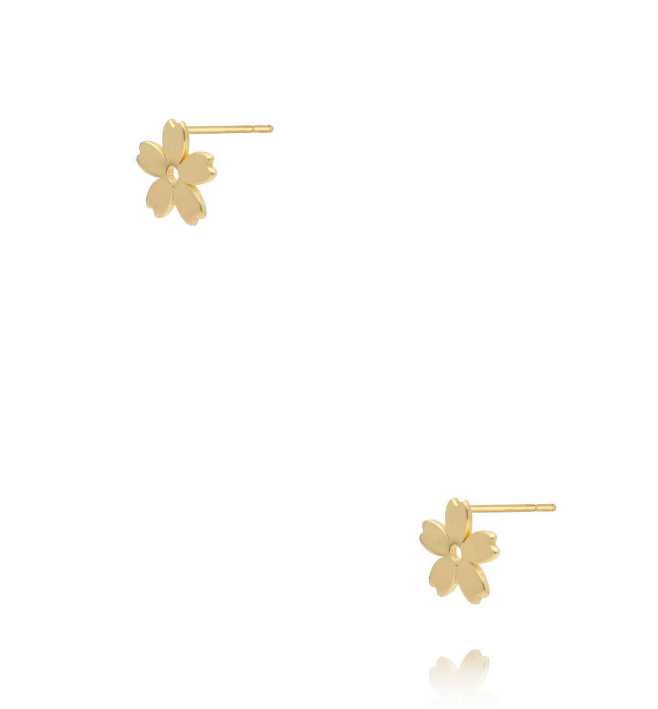 Kolczyki kwiatuszki złote KCA0088