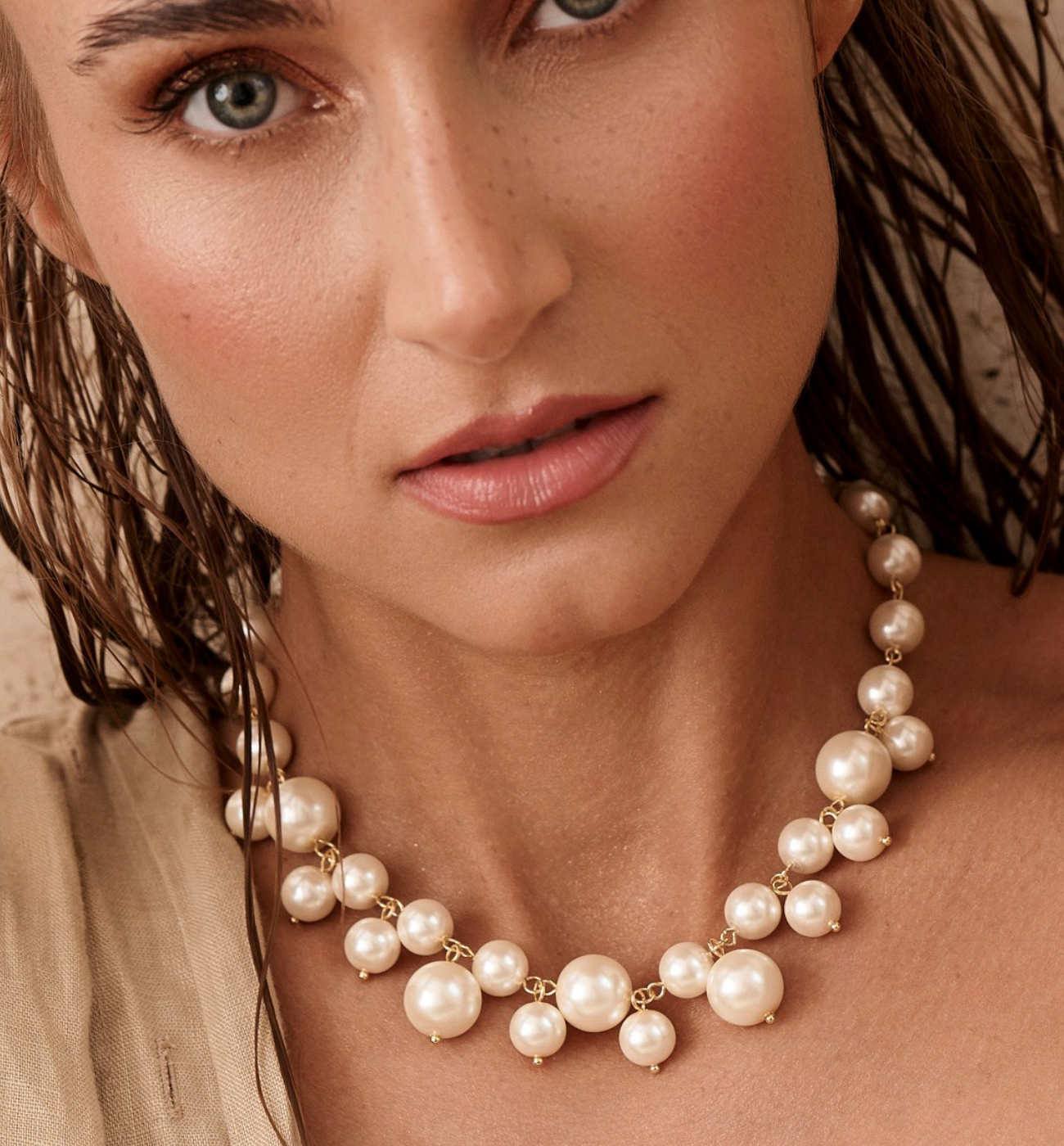 Naszyjnik z perłami - By Dziubeka