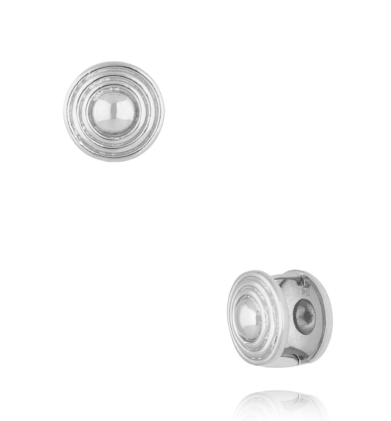 Kolczyki okrągłe srebrne KSA2241