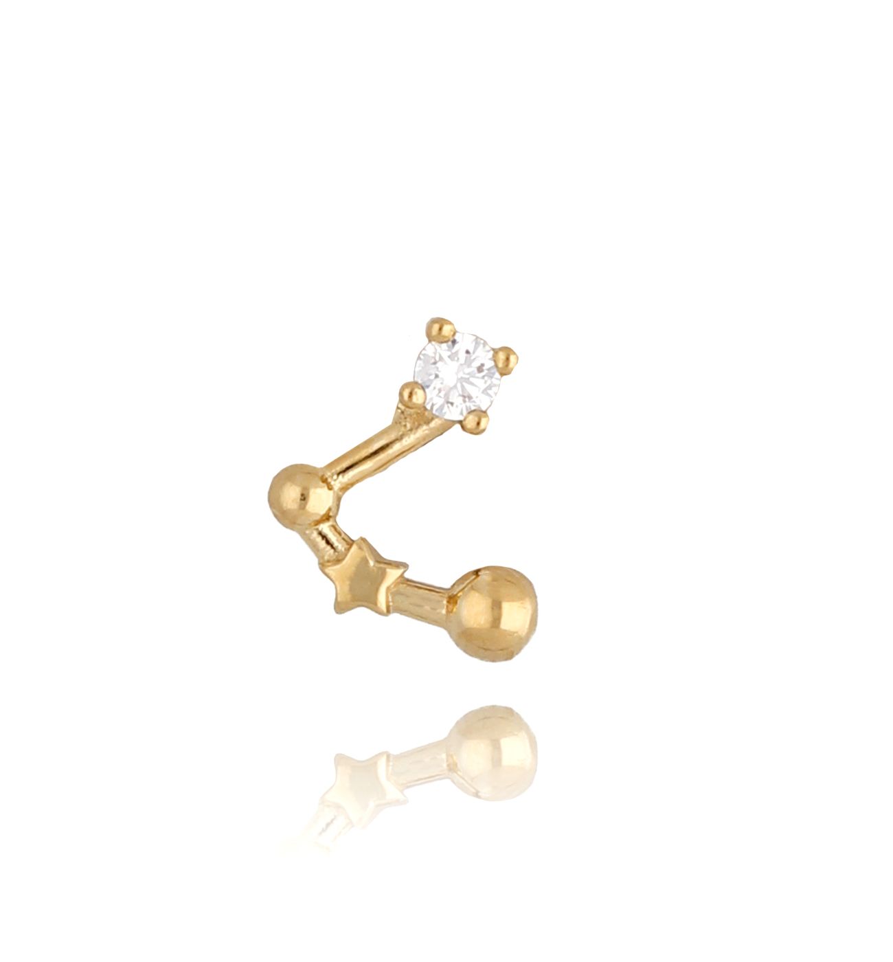 Kolczyk z konstelacją Wodnik KCON0011 - By Dziubeka