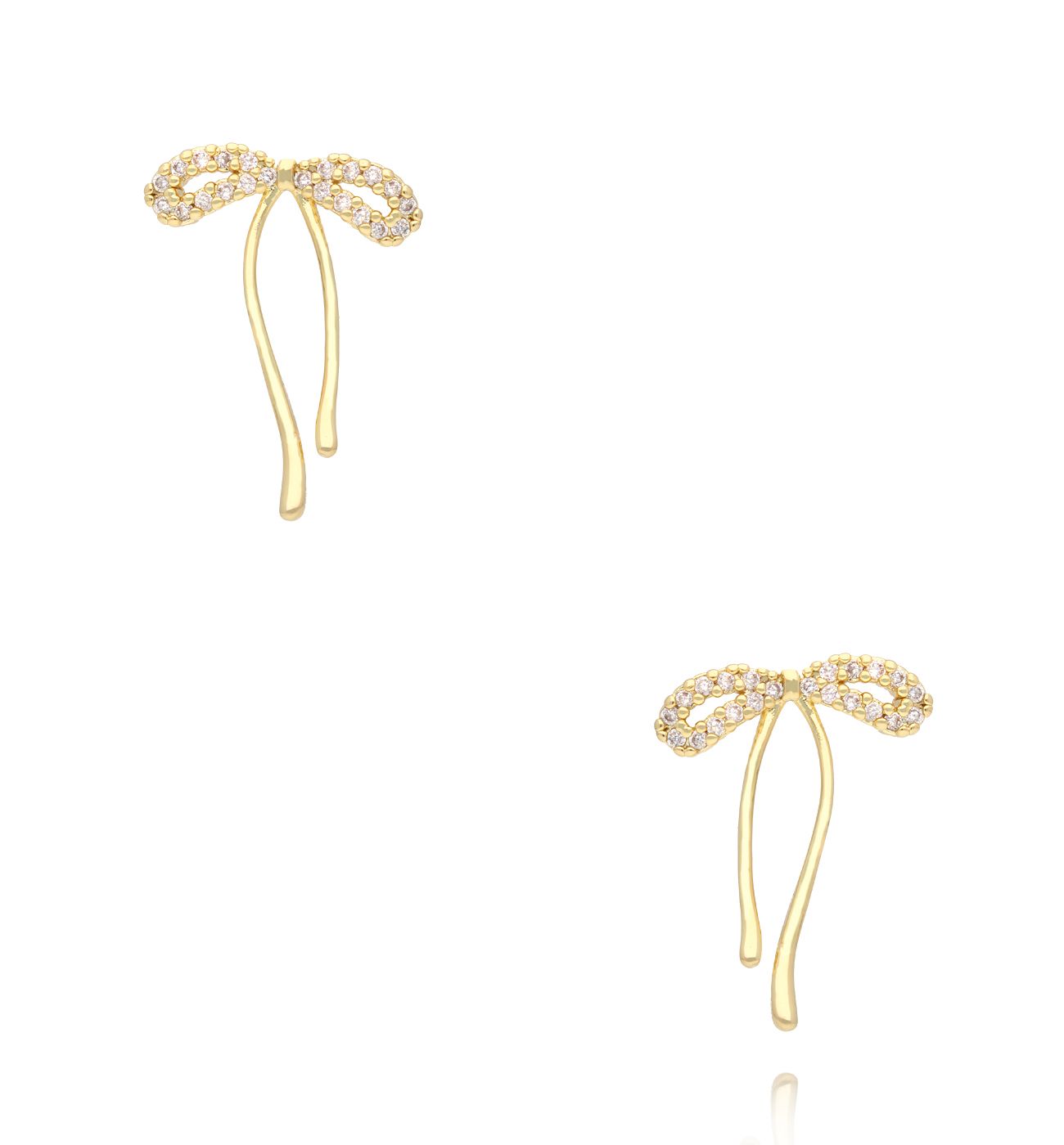 Kolczyki z kokardkami - By Dziubeka