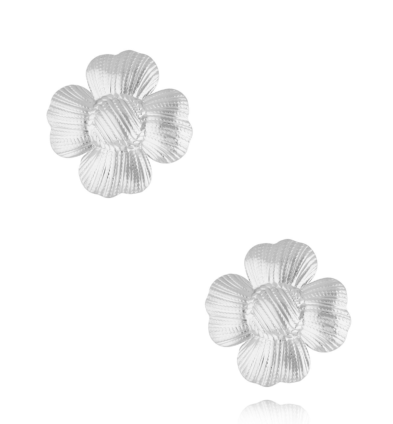 Kolczyki kwiaty srebrne Radiant Gleam KSA2005