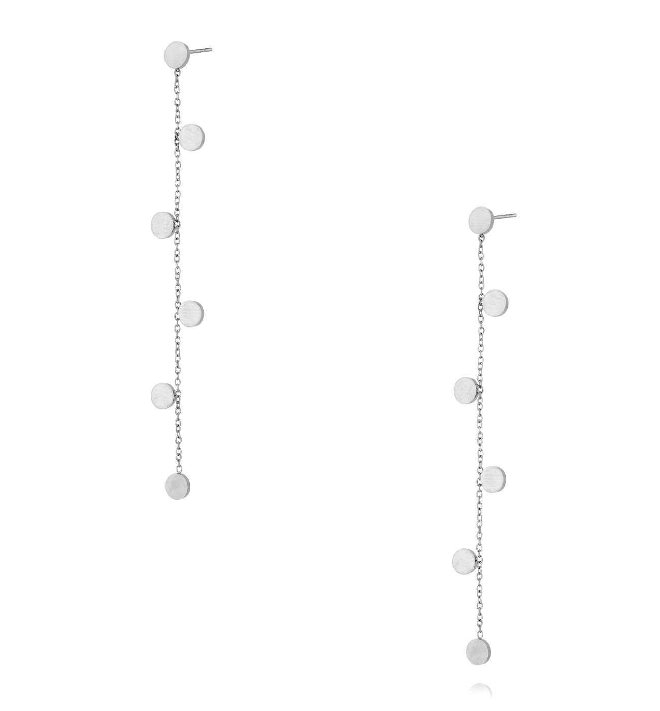 Kolczyki srebrne z dyskami KSY0344 - By Dziubeka