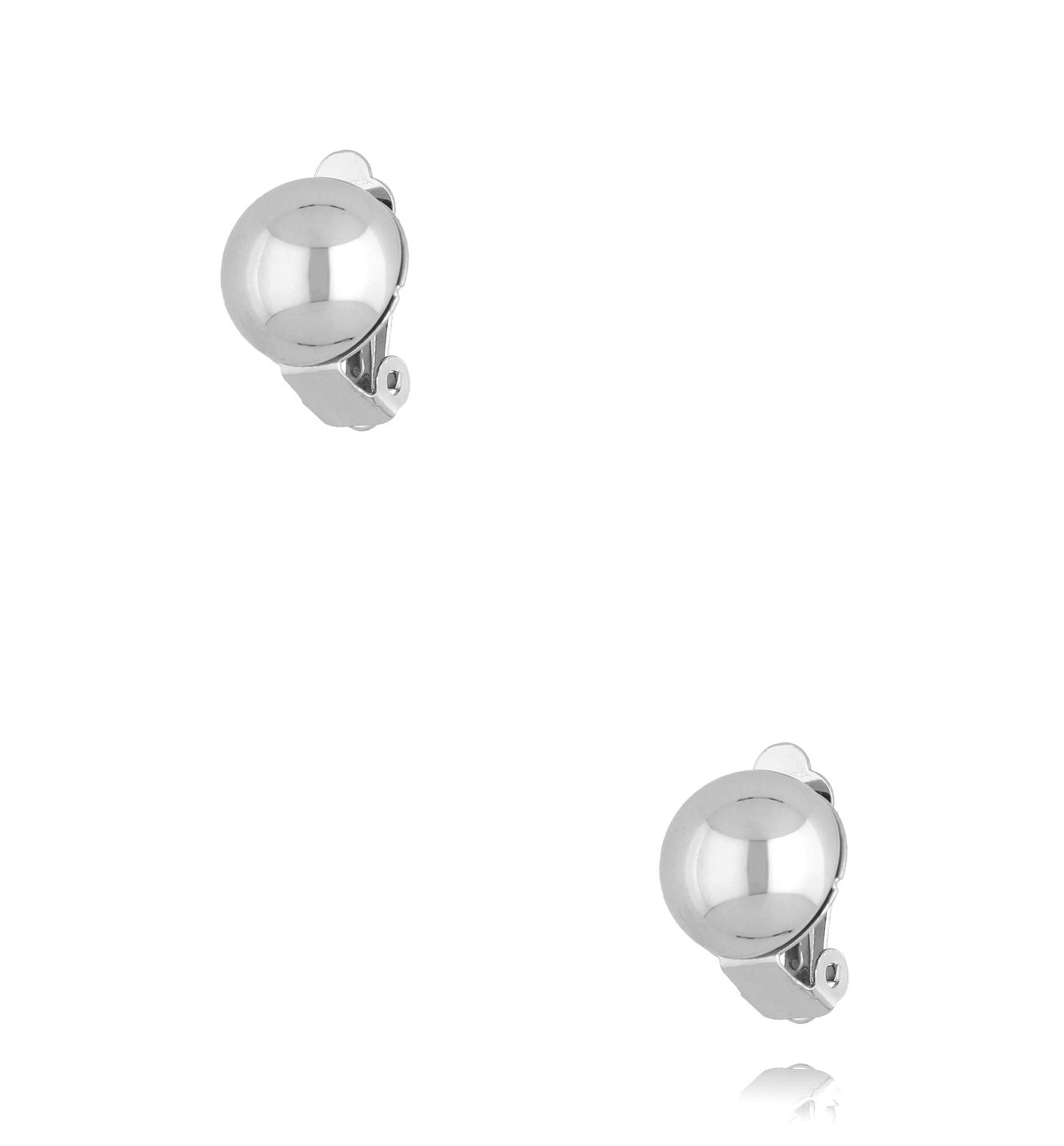 Klipsy kulki srebrne KSA2293