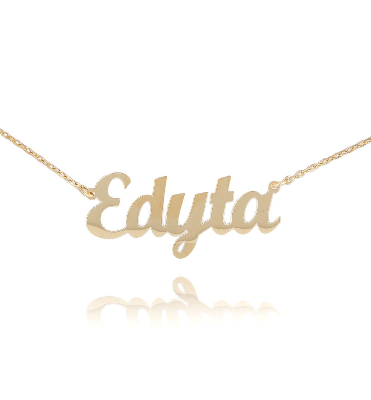 Naszyjnik srebrny pozłacany EDYTA - By Dziubeka